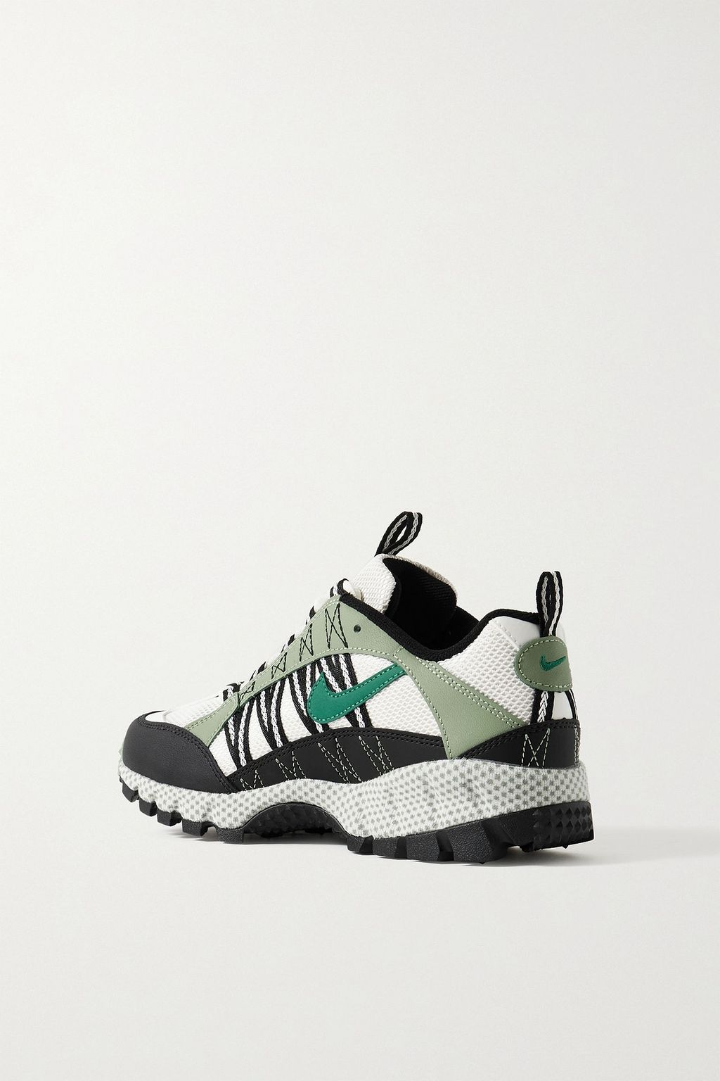 NIKE 에어 휴마라 QS 가죽 트리밍 메시 스니커즈