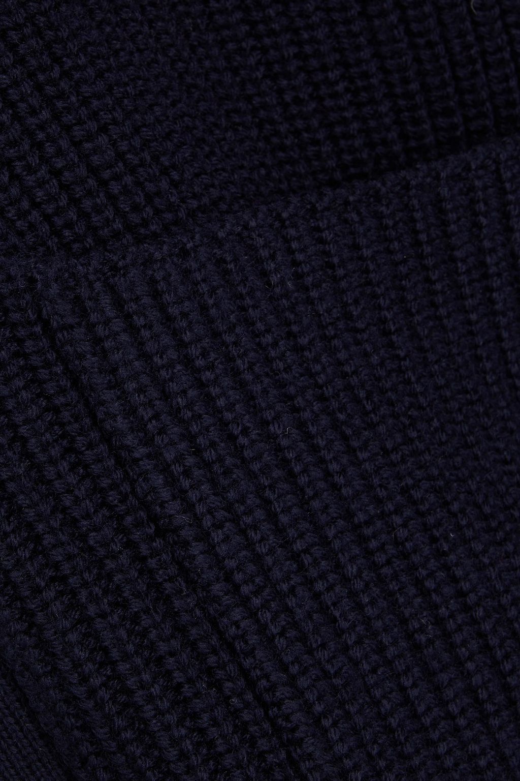 OFFICINE GÉNÉRALE Ribbed merino wool zip-up cardigan