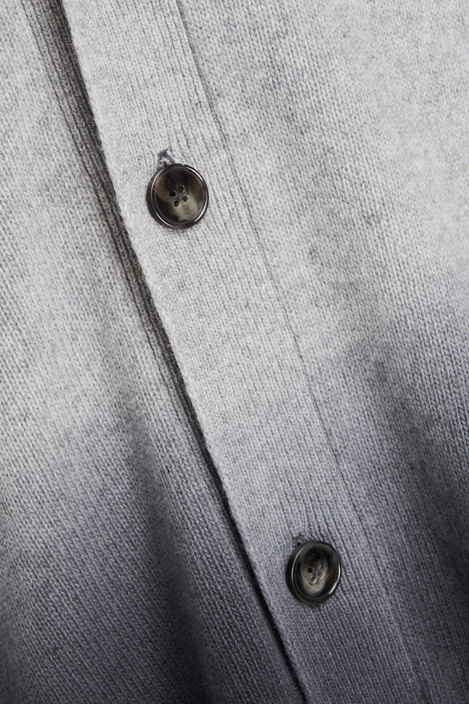 OFFICINE GENERALE DÉGRADÉ WOOL AND CASHMERE-BLEND CARDIGAN