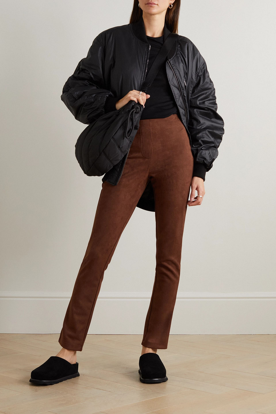 LESET GAIA STRETCH-JERSEY LEGGINGS