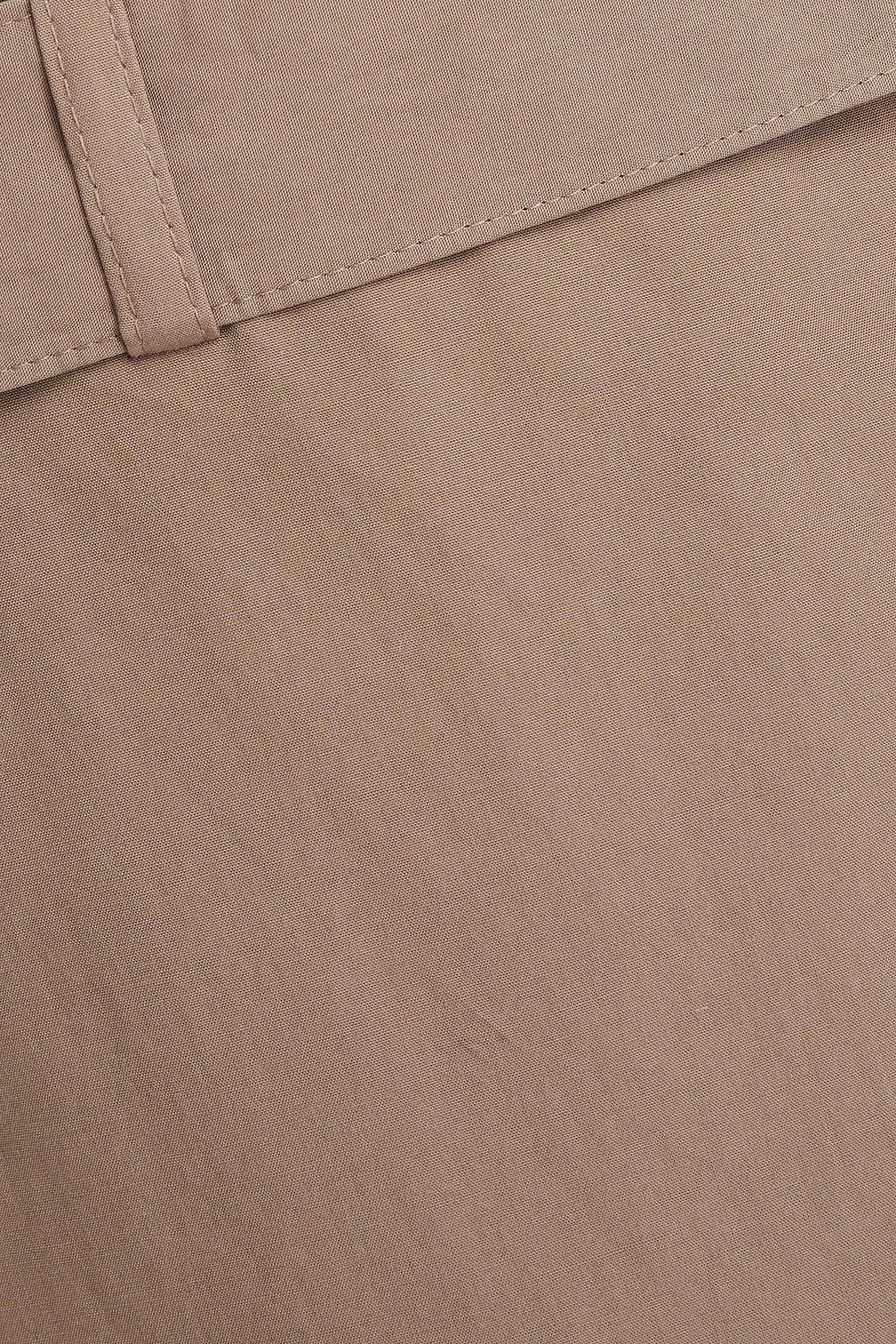 OFFICINE GÉNÉRALE Tapered belted cotton chinos