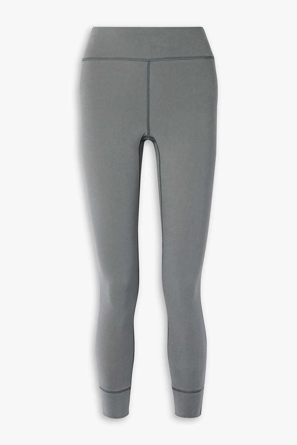 James Perse Stretch-jersey Leggings In Anthracite