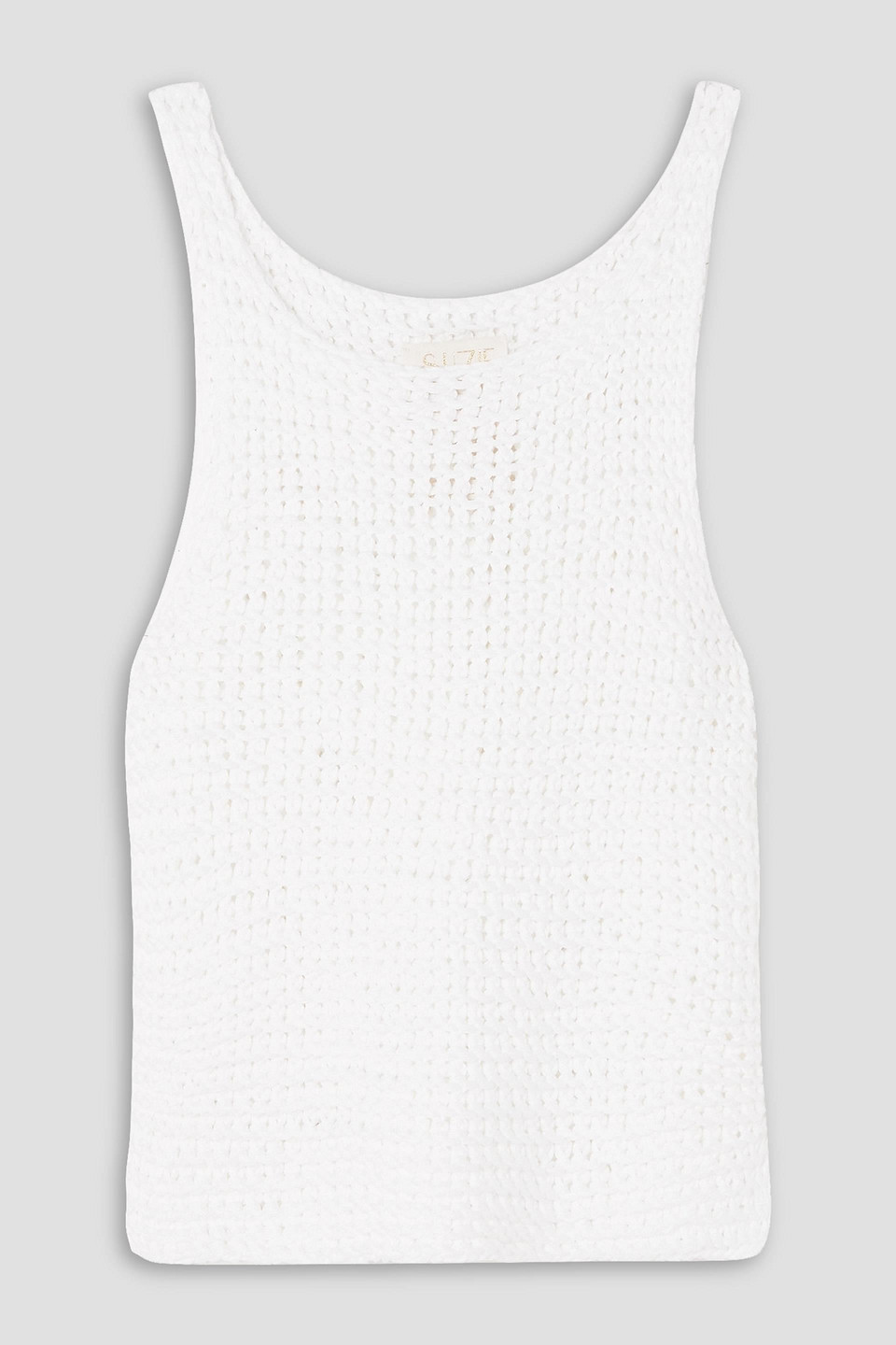 Suzie Kondi The Lyra Crocheted Cotton Tank In White