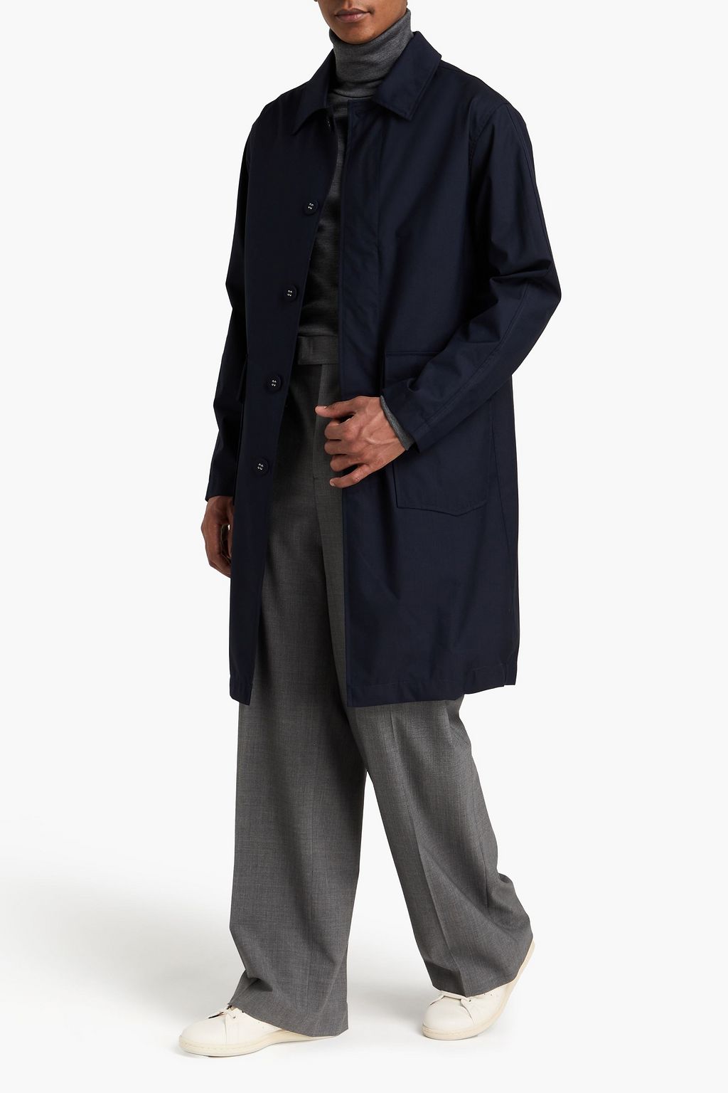 OFFICINE GÉNÉRALE معطف مصنوع من مزيج الصوف