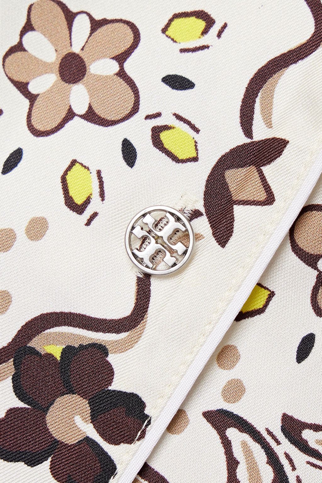 TORY BURCH 프린트 실크 트윌 셔츠