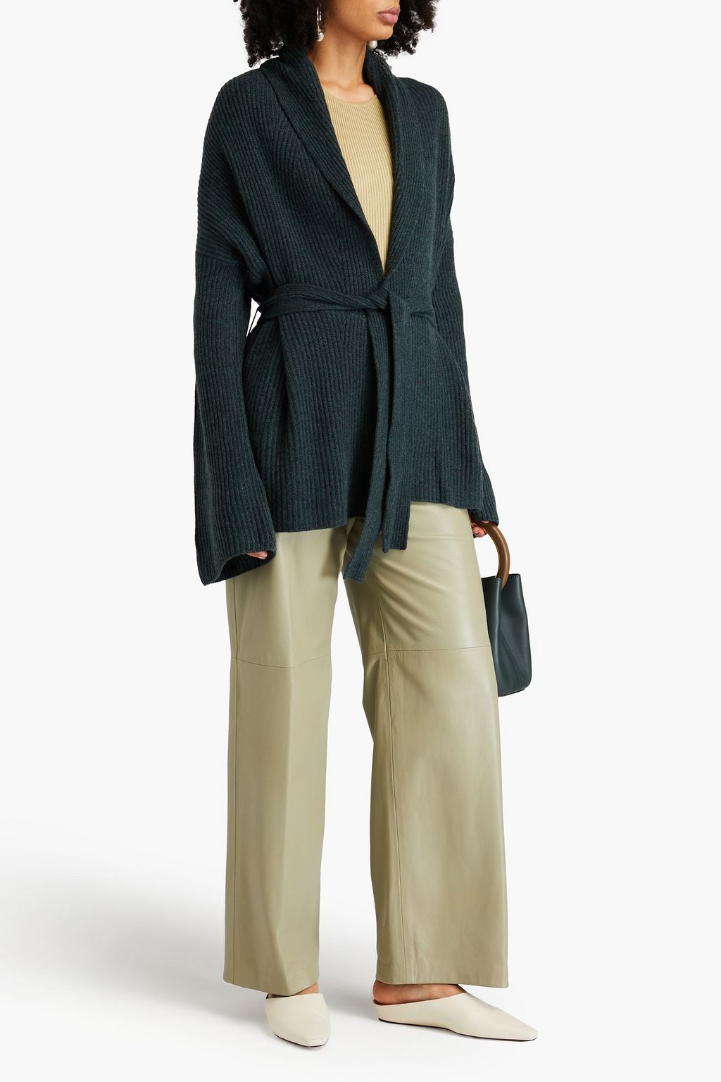 LE KASHA Serbia ribbed cashmere cardigan