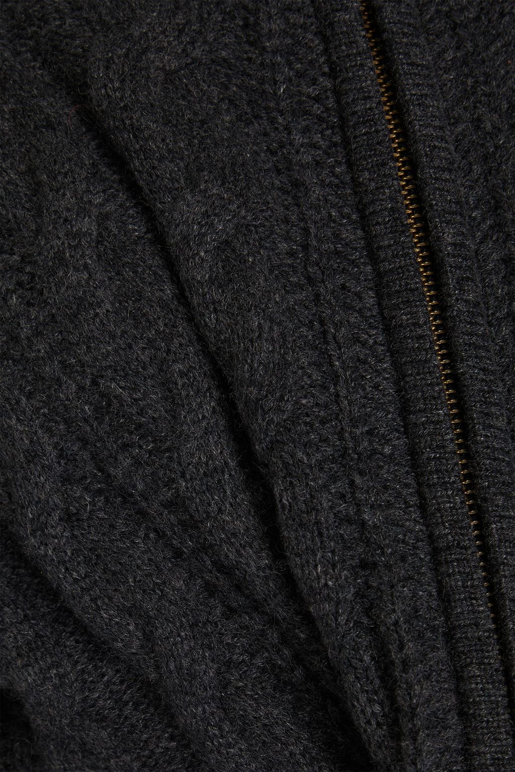 LE KASHA Cable-knit cashmere cardigan