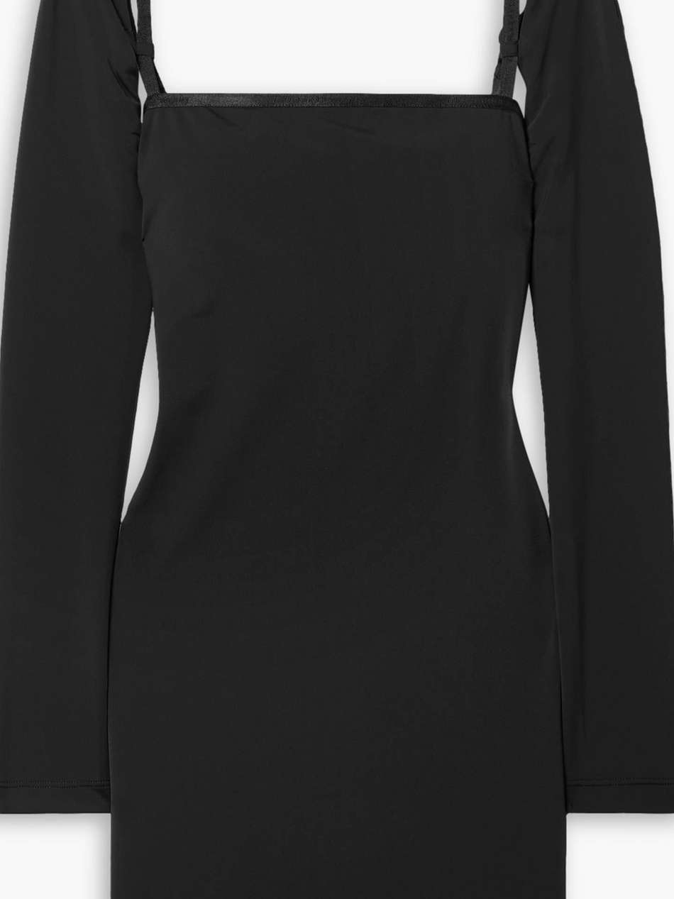 stretch-jersey mini dress