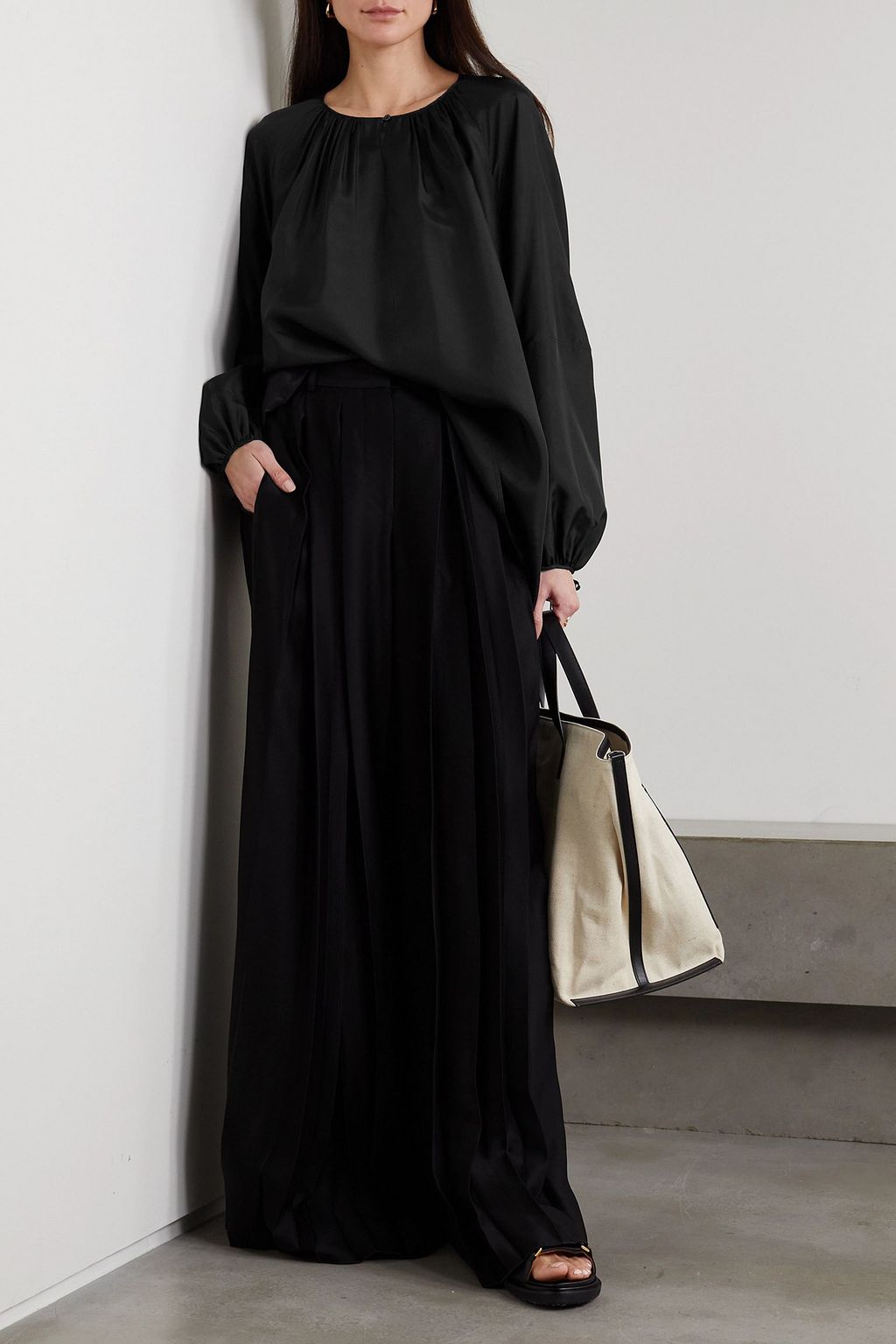 JOSEPH Bramwell silk-habotai blouse