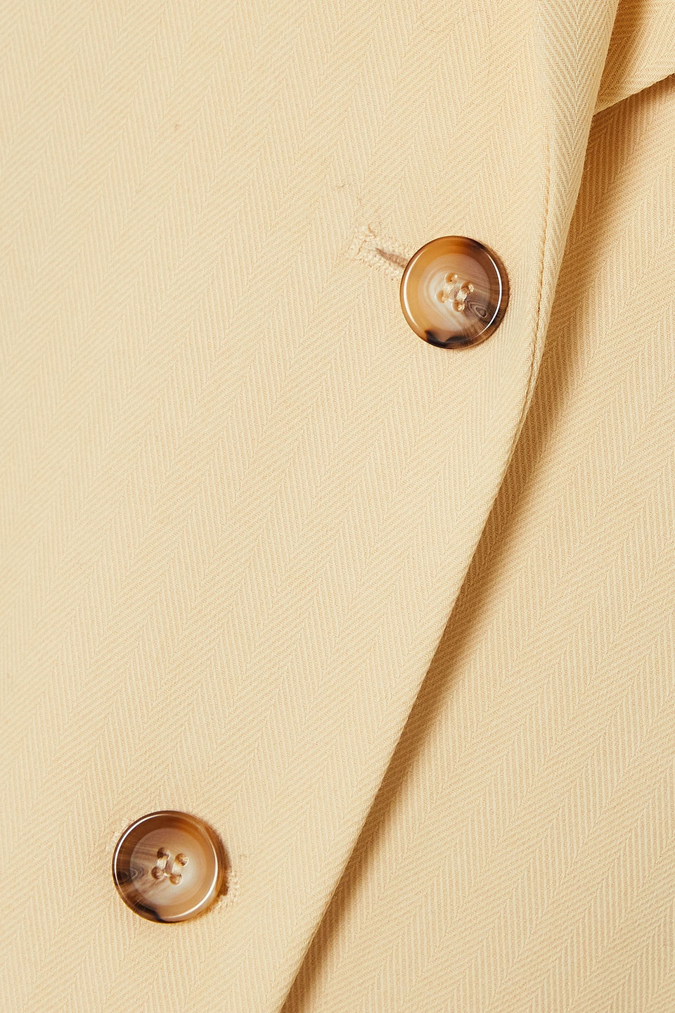 Totême Herringbone Woven Blazer In Cream