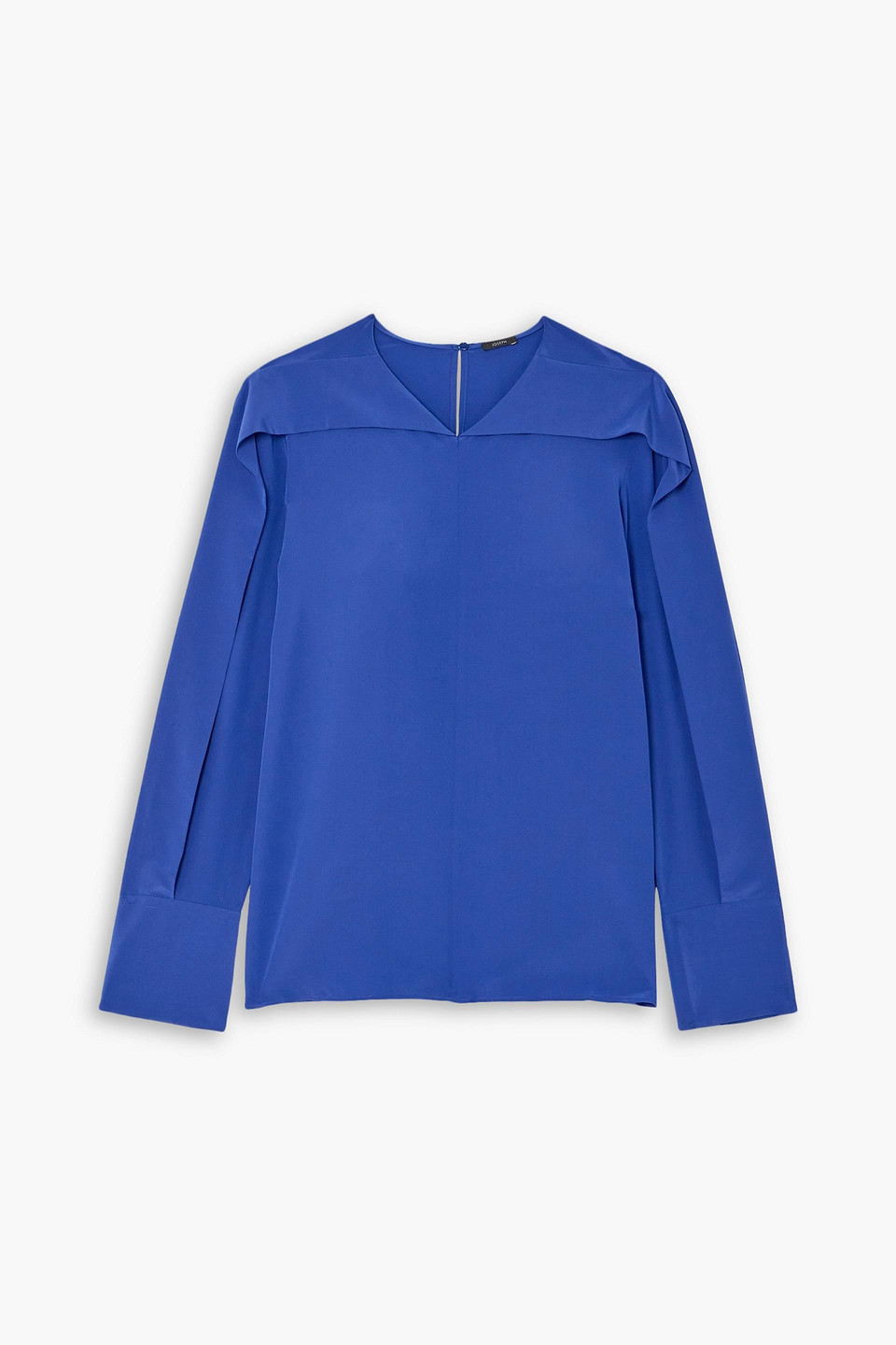 Joseph Silk Blouse In Cobalt Blue
