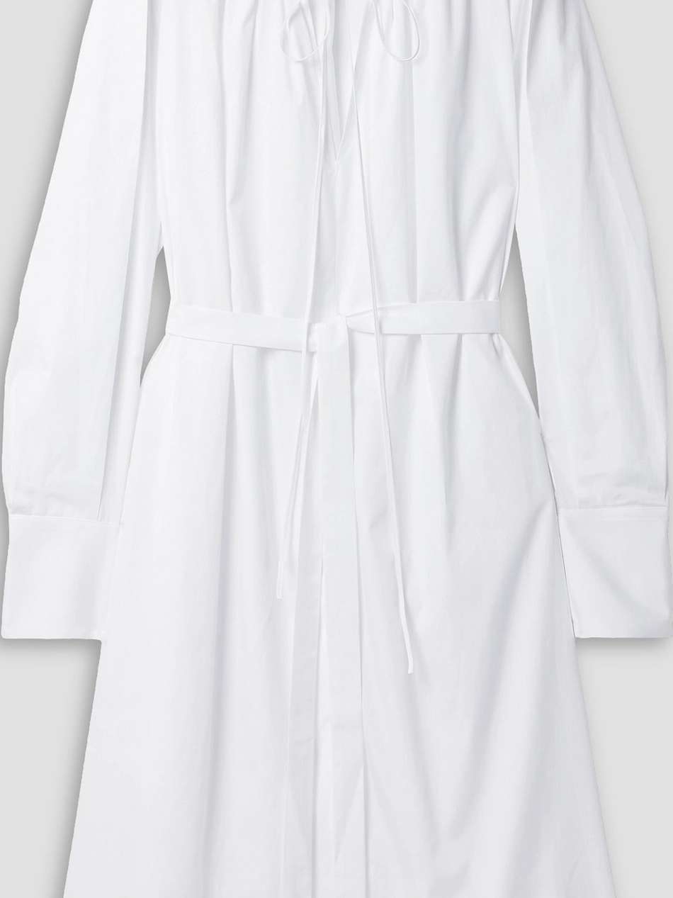 penrose cotton-poplin midi dress