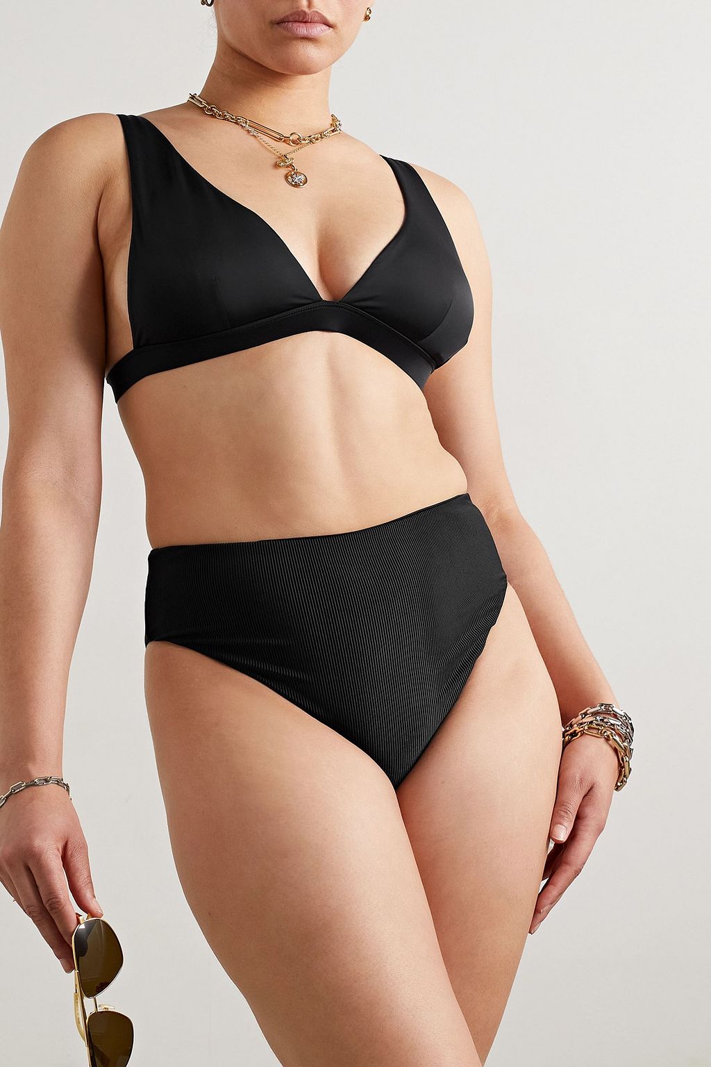 GOOD AMERICAN Sexy Boost triangle bikini top