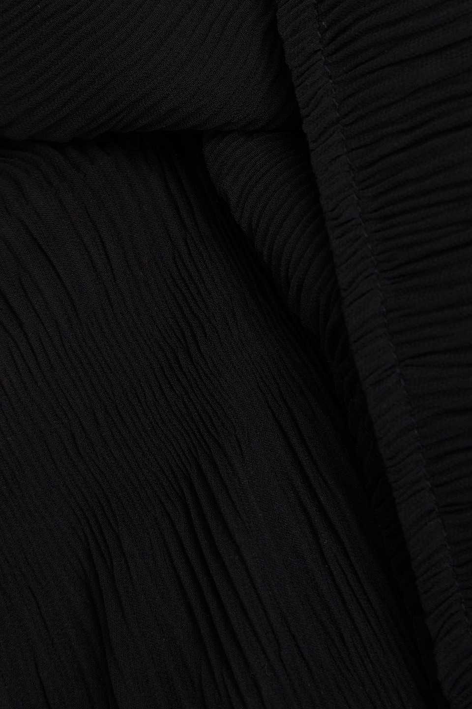 GANNI PLISSÉ CREPE TOP