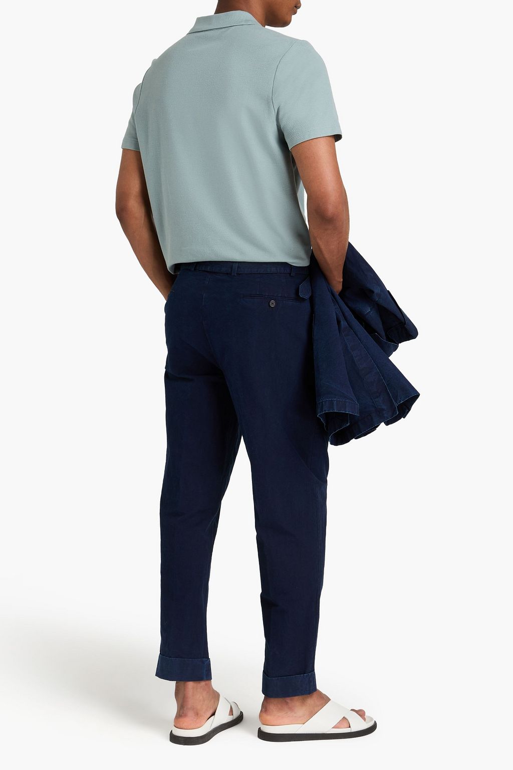 OFFICINE GÉNÉRALE بنطلون من القطن بحزام