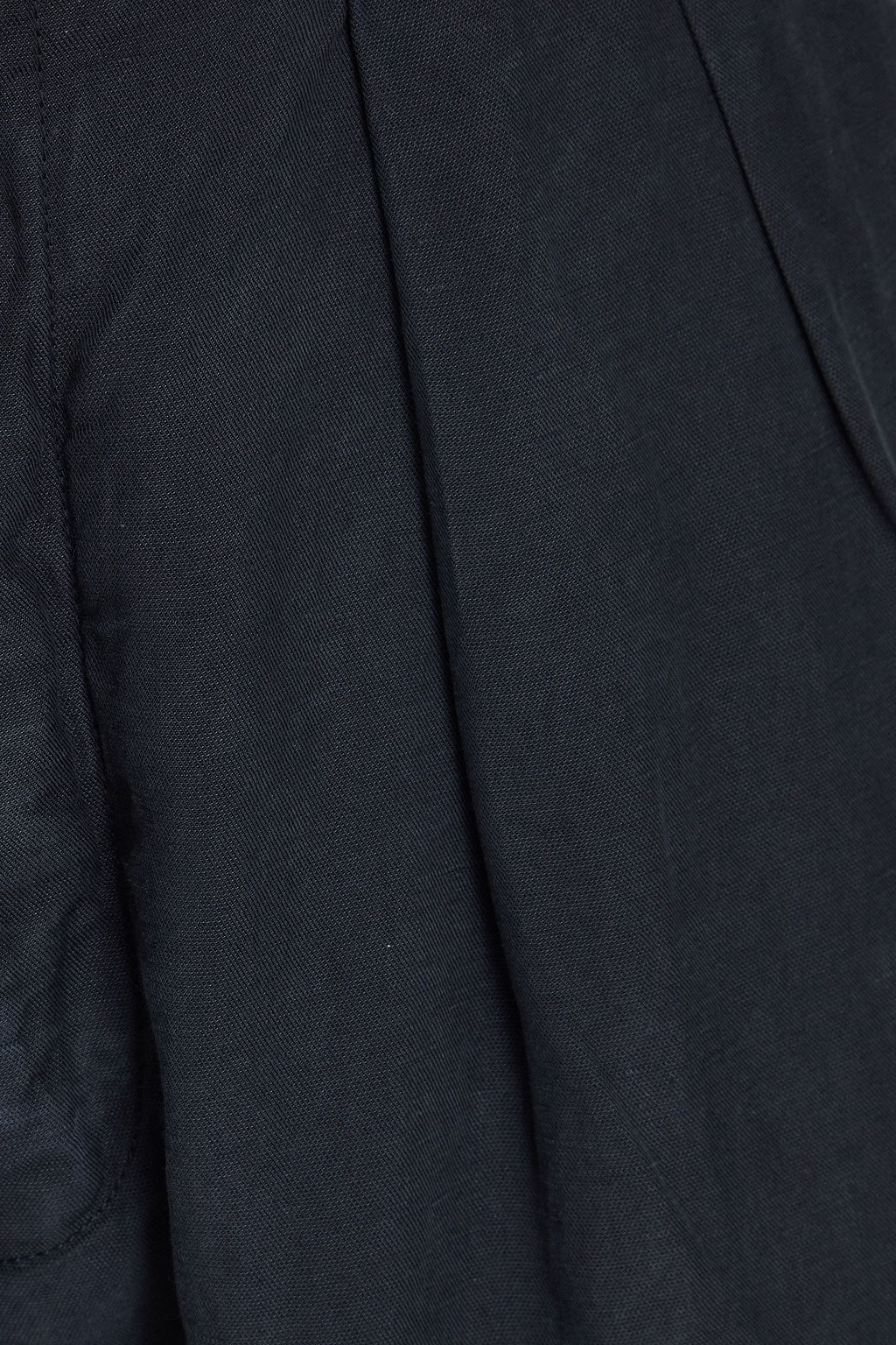 OFFICINE GÉNÉRALE بنطلون من اللايوسيل والكتان و مزيج من القطن مزود بحزام ومزين بكسرات