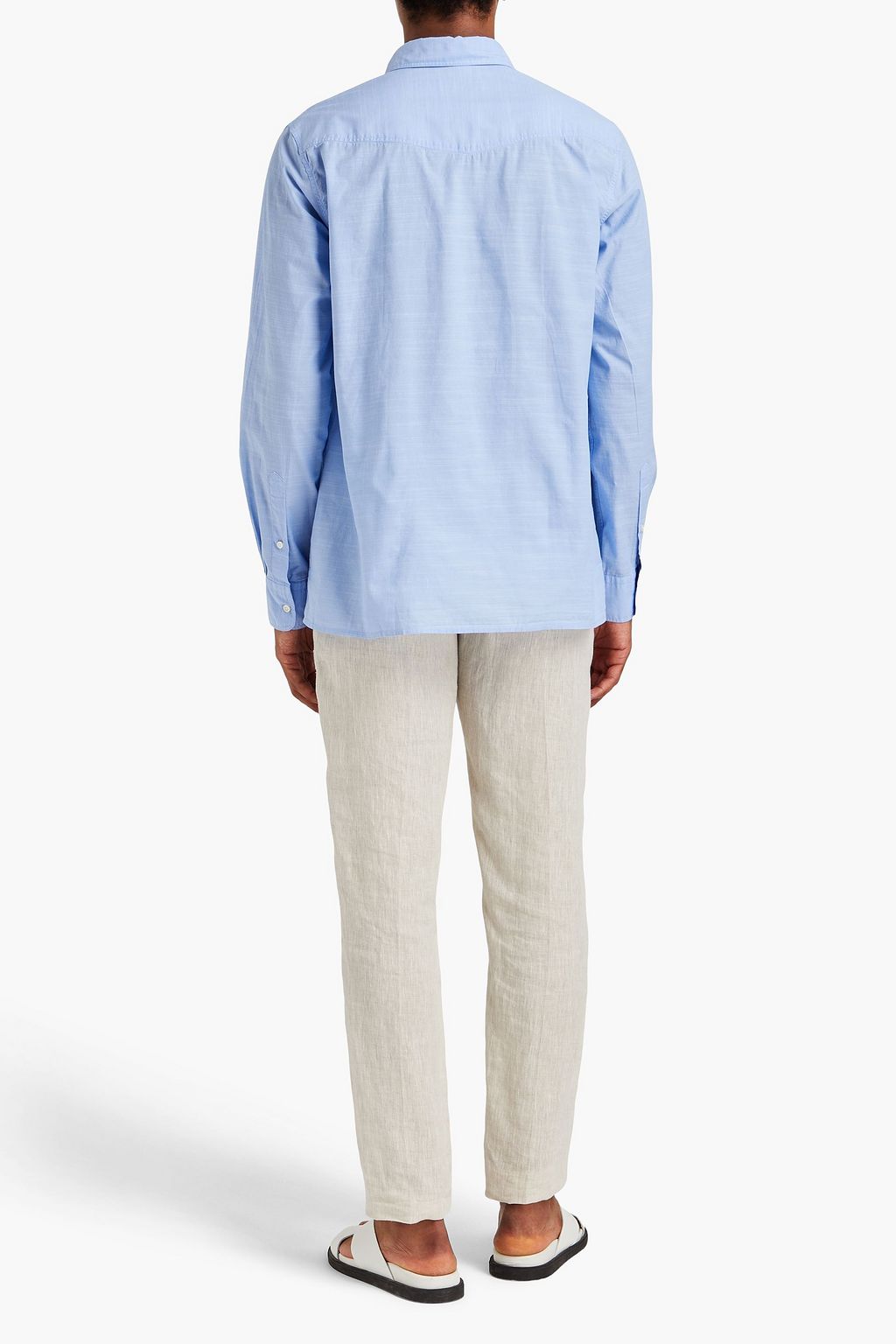 OFFICINE GÉNÉRALE Slub cotton shirt