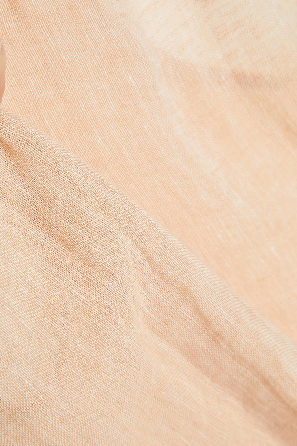 LE KASHA ELMINYA LINEN-GAUZE TOP