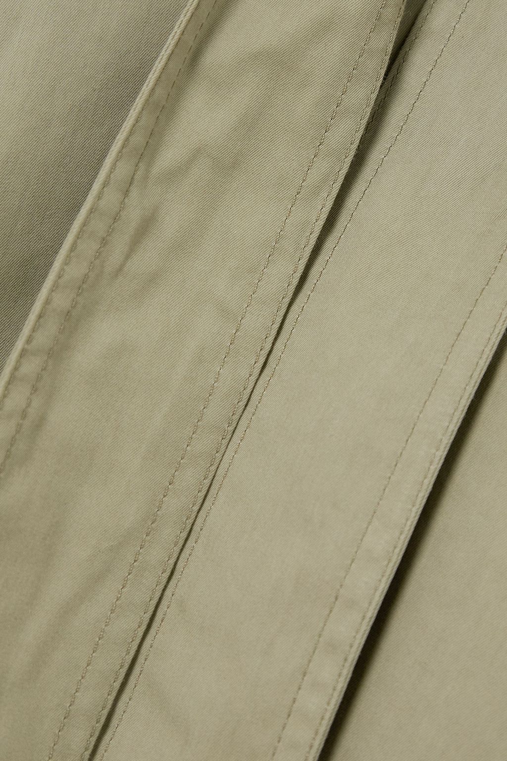 TOTEME Belted layered cotton and cupro-blend trench coat