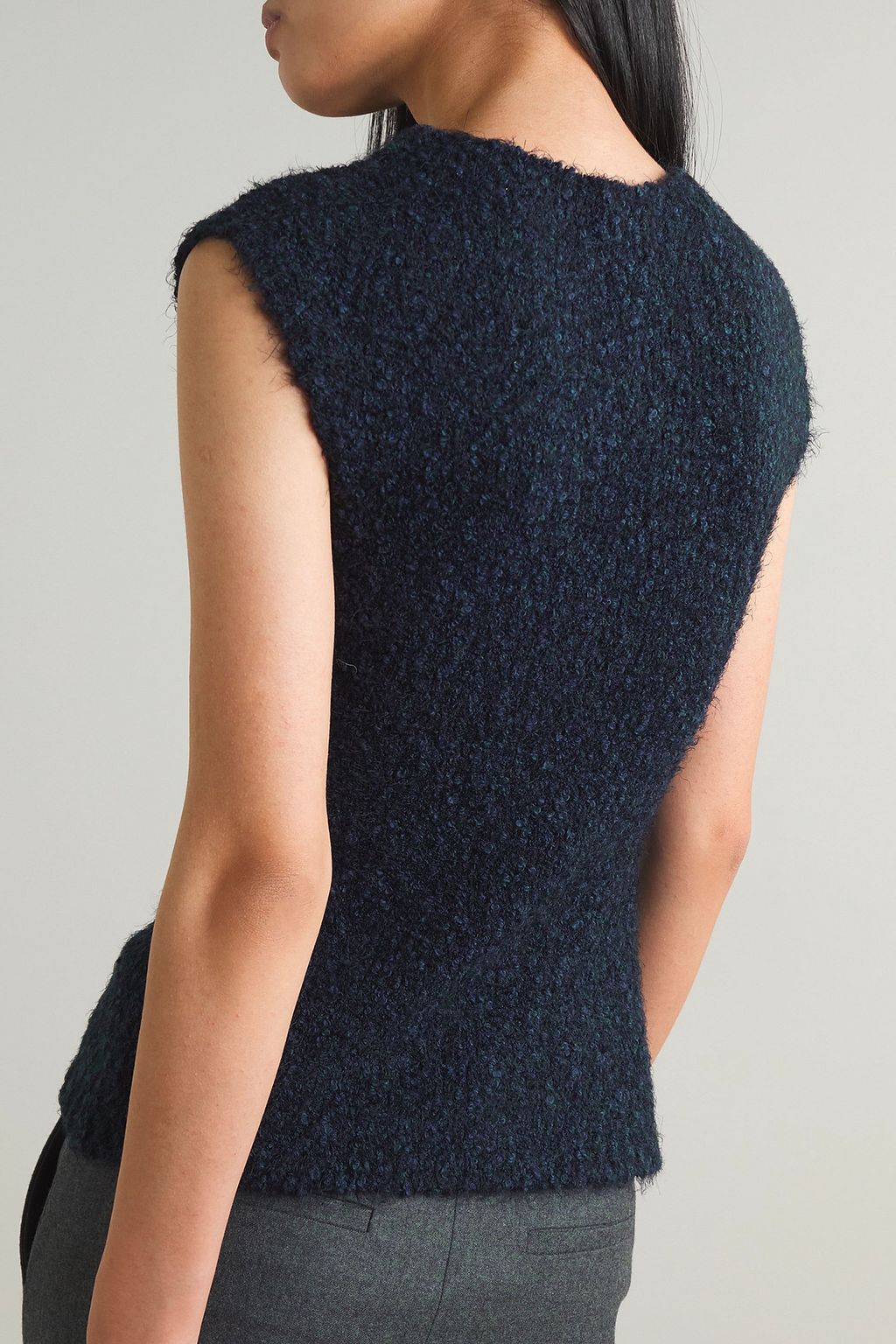 GAUCHERE Cotton-blend bouclé top