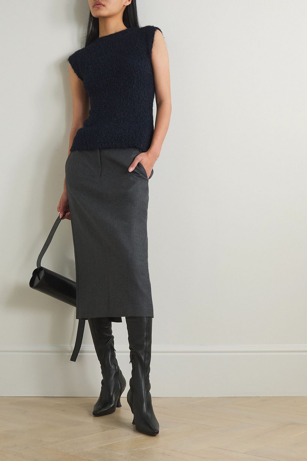GAUCHERE Cotton-blend bouclé top