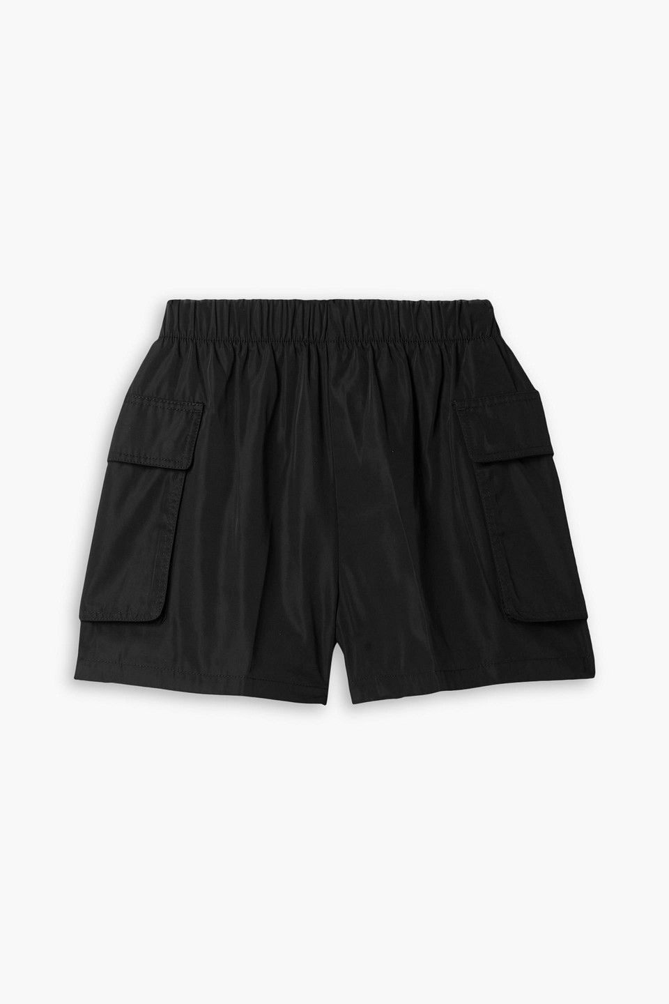 Atm Anthony Thomas Melillo Satin-twill Shorts In Black