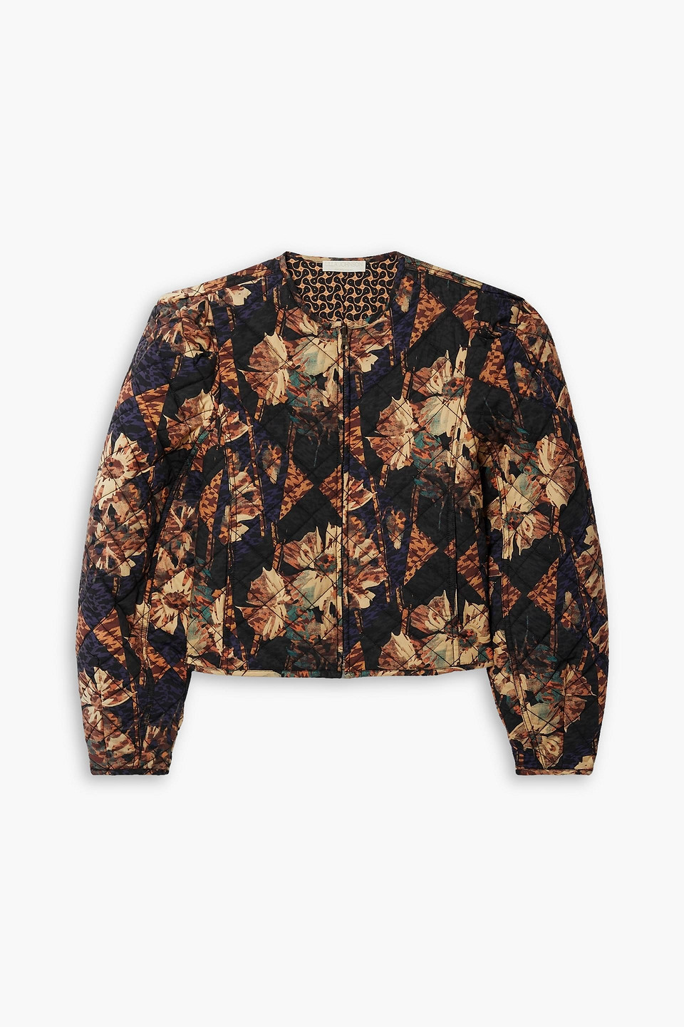 ULLA JOHNSON CLARISSE QUILTED PRINTED COTTON-POPLIN JACKET