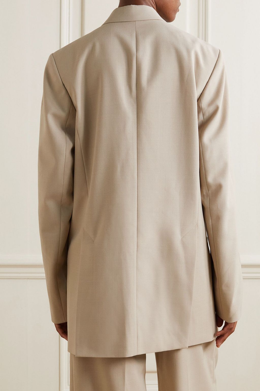 TOTEME Double-breasted twill blazer