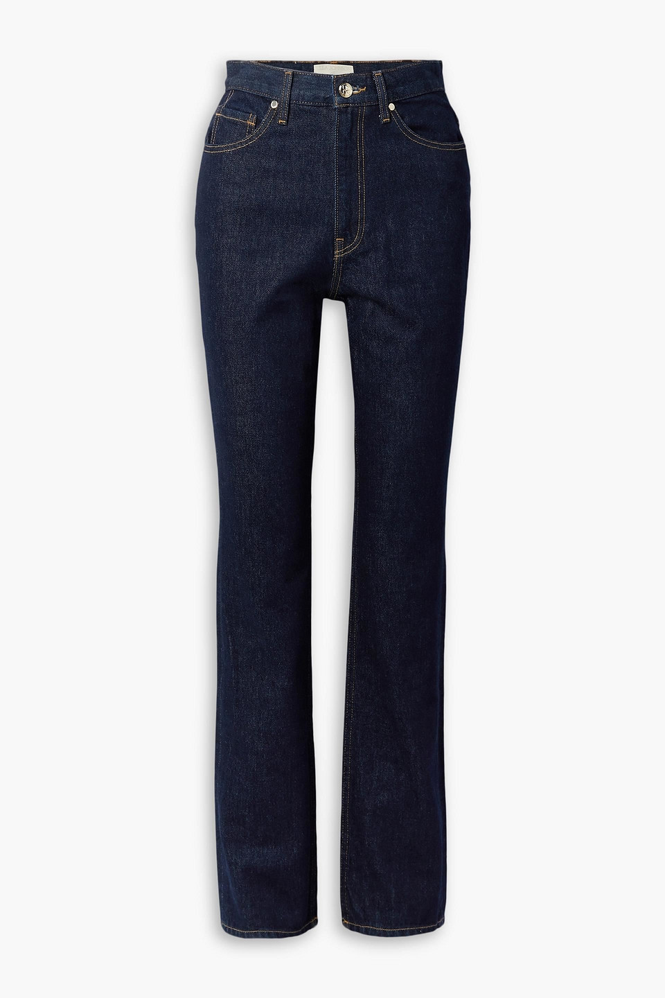 Ulla Johnson The Agnes High-rise Straight-leg Jeans In Animal Print
