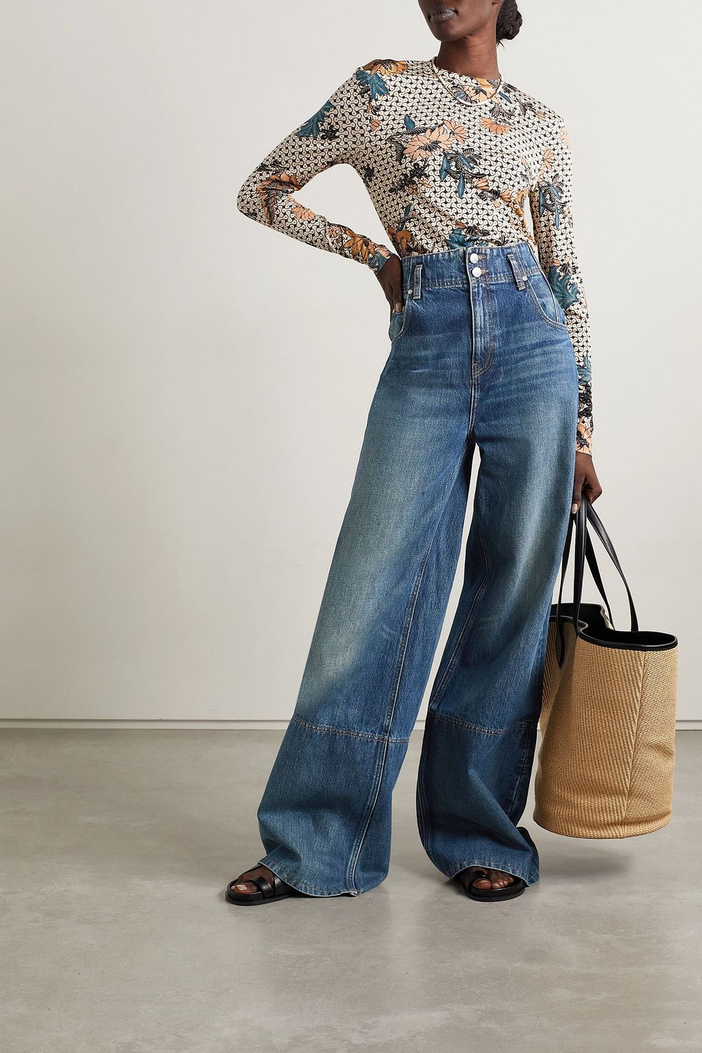 ULLA JOHNSON The Margot high-rise wide-leg jeans
