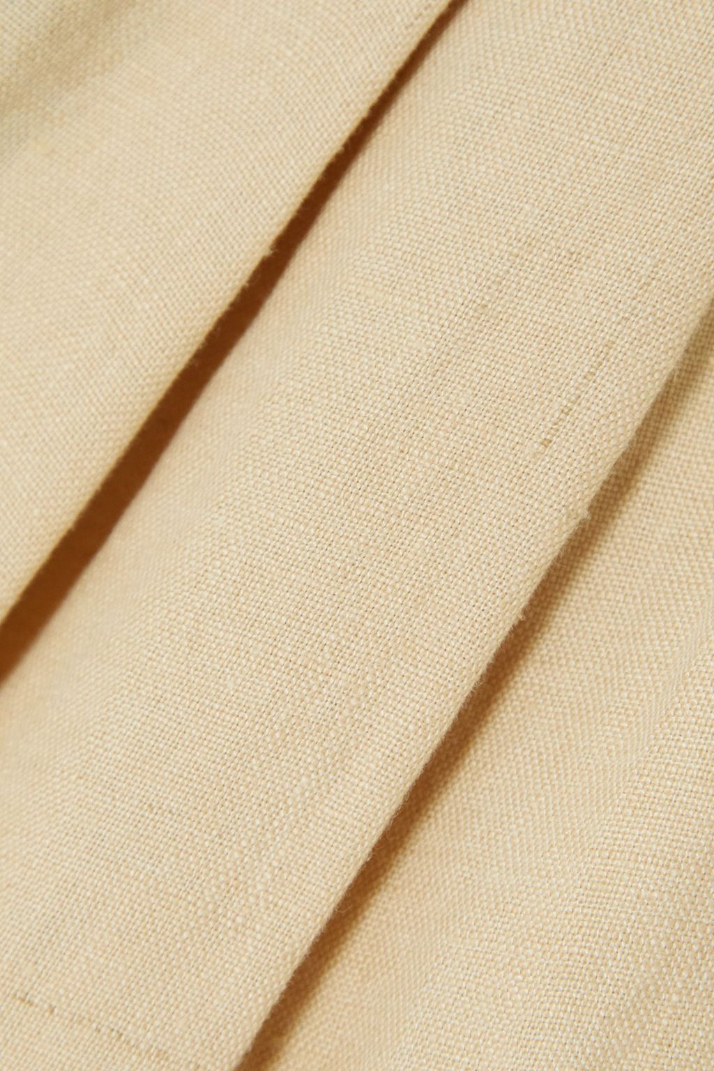 POLO RALPH LAUREN Pleated linen shorts