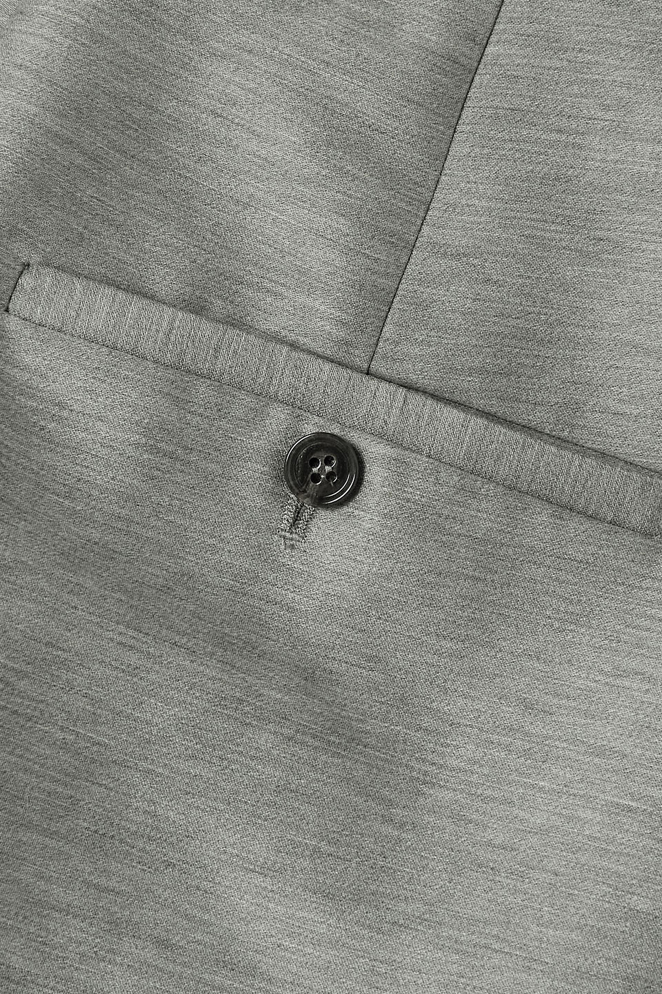 Totême Pleated Woven Tapered Pants In Gray