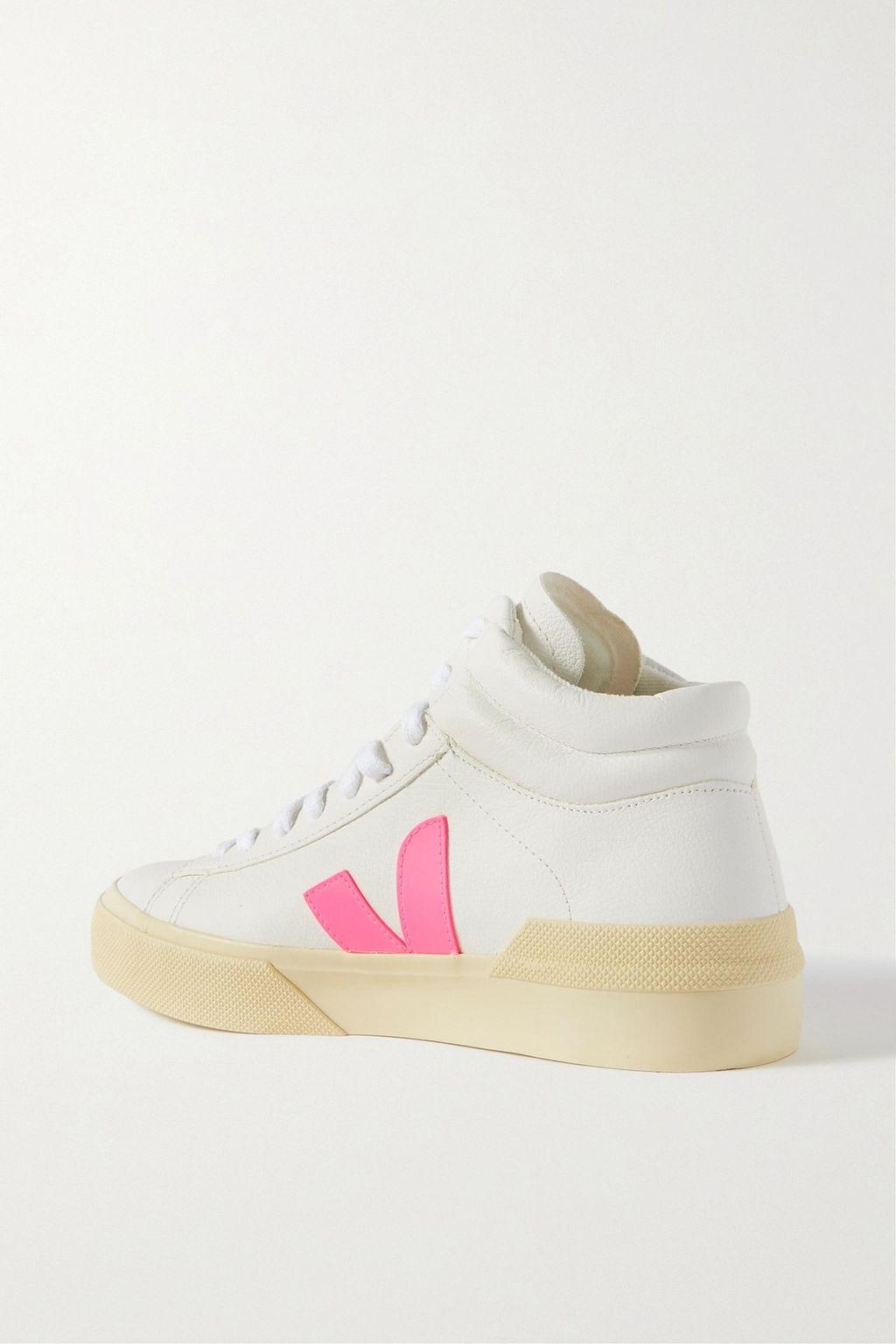 VEJA Minotaur rubber-trimmed leather high-top sneakers