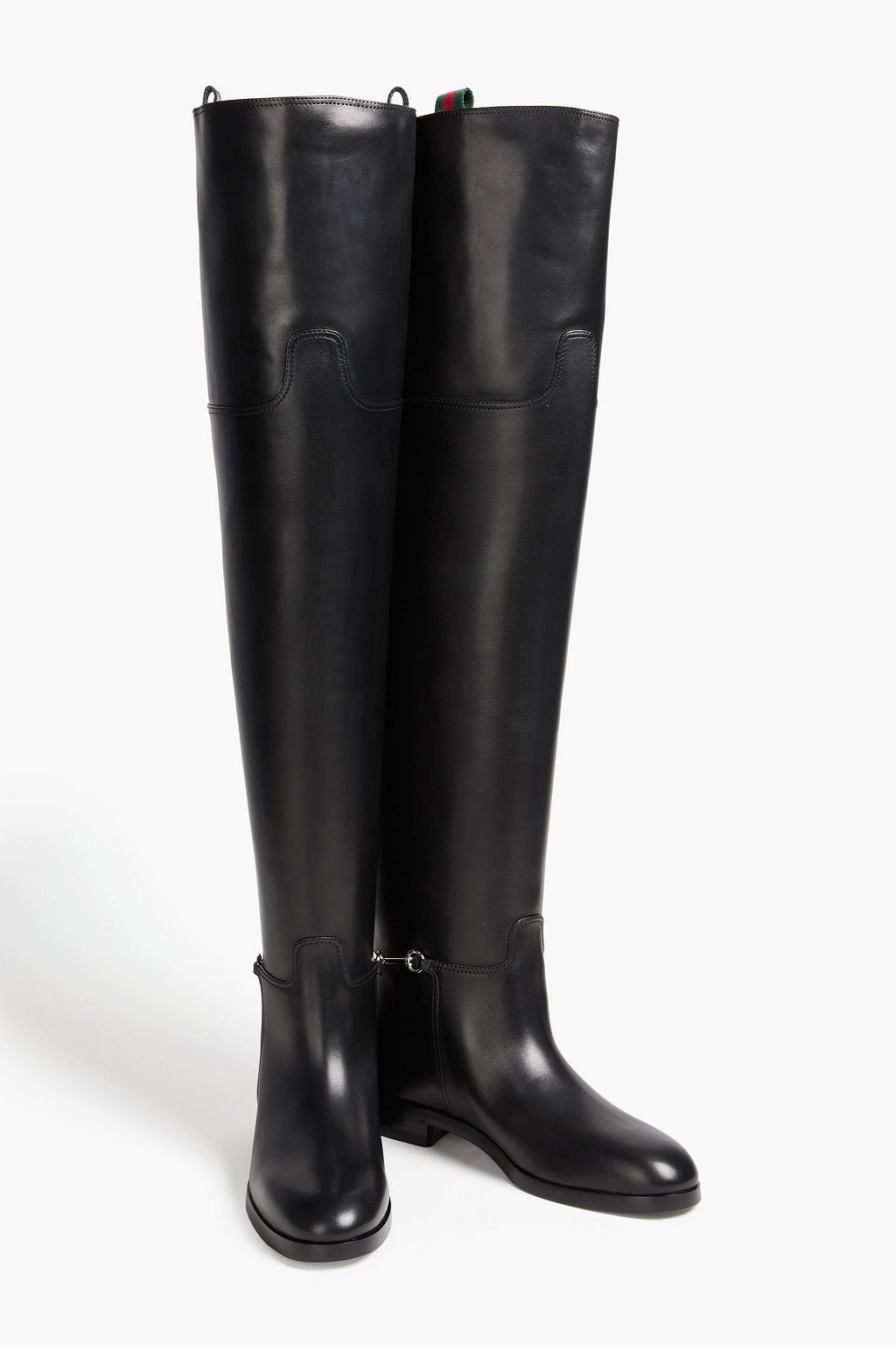 GUCCI Leather over-the-knee boots
