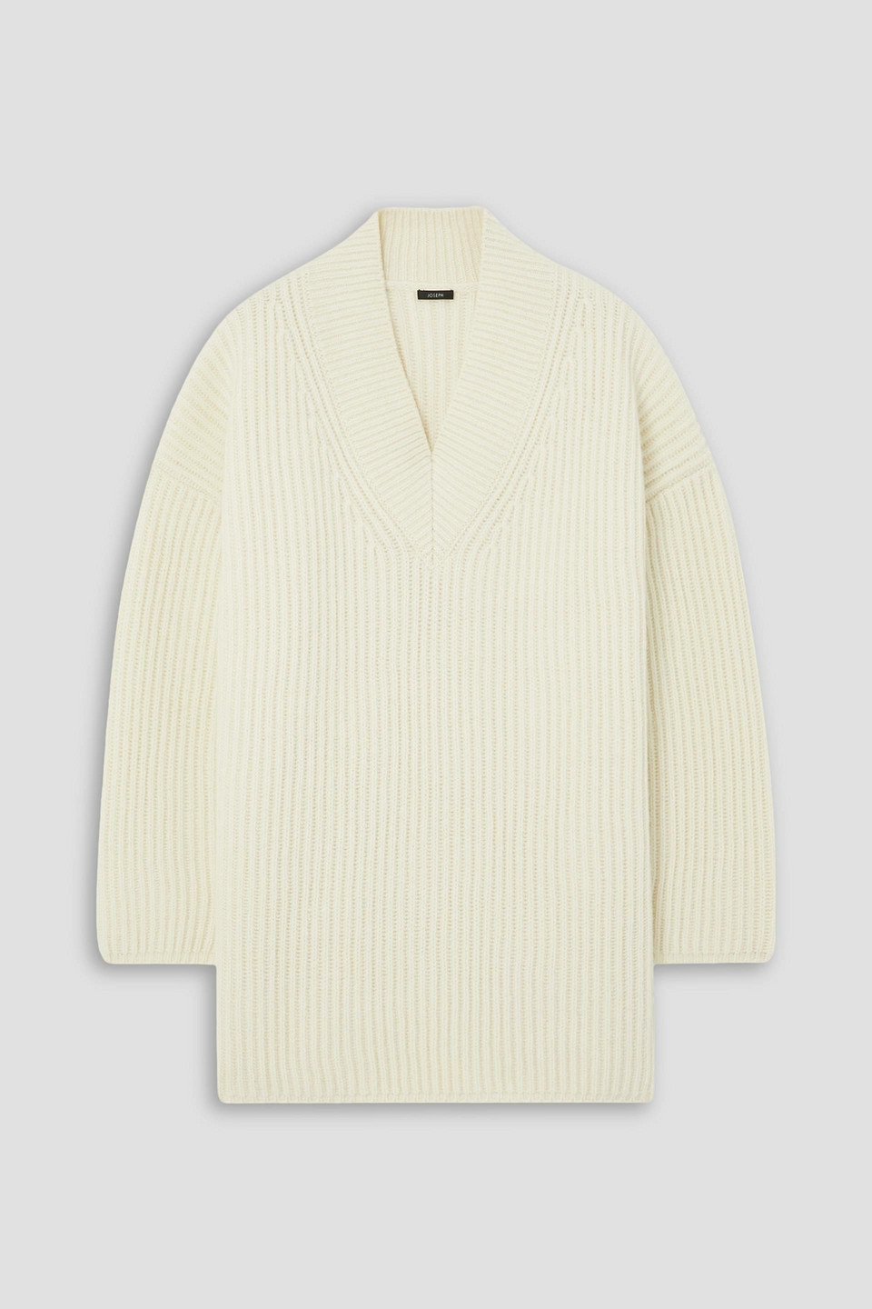 Joseph Ribbed Merino Wool Sweater In Ivory