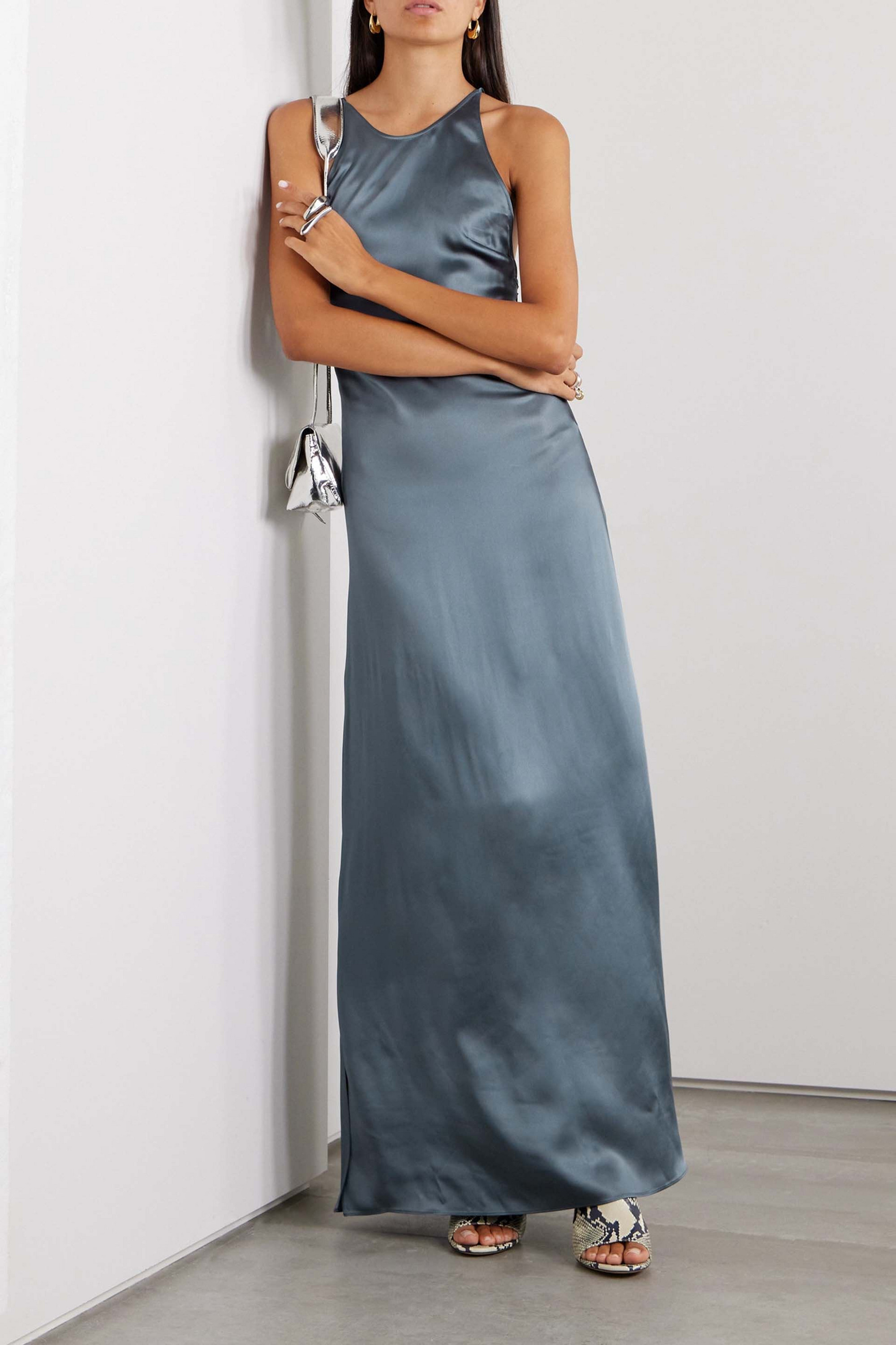 GAUCHERE Satin maxi dress