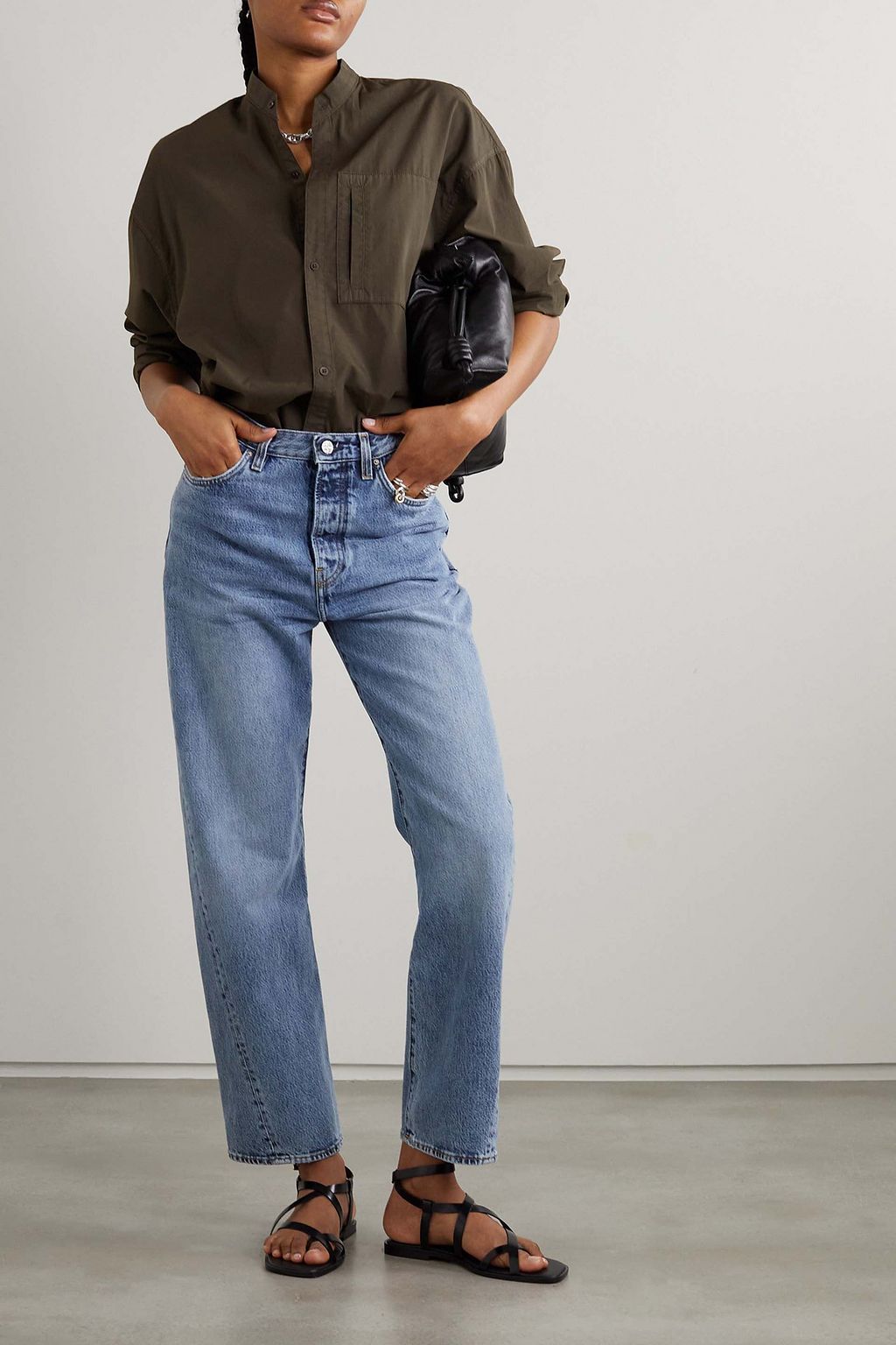 NINETY PERCENT Haring Hemd aus Baumwolle