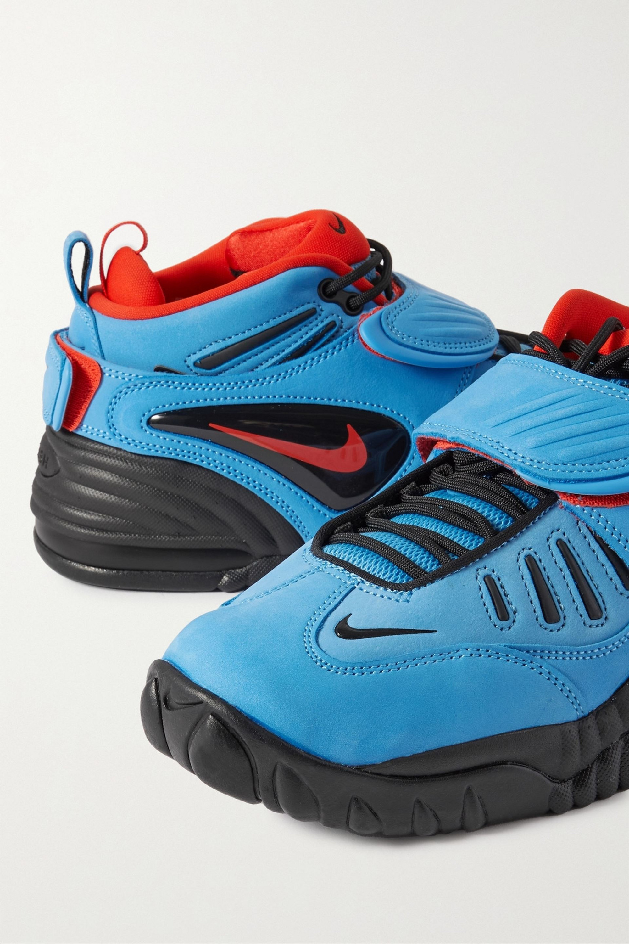 Nike + Ambush Air Adjust Force SP rubber-trimmed suede sneakers thumbnail