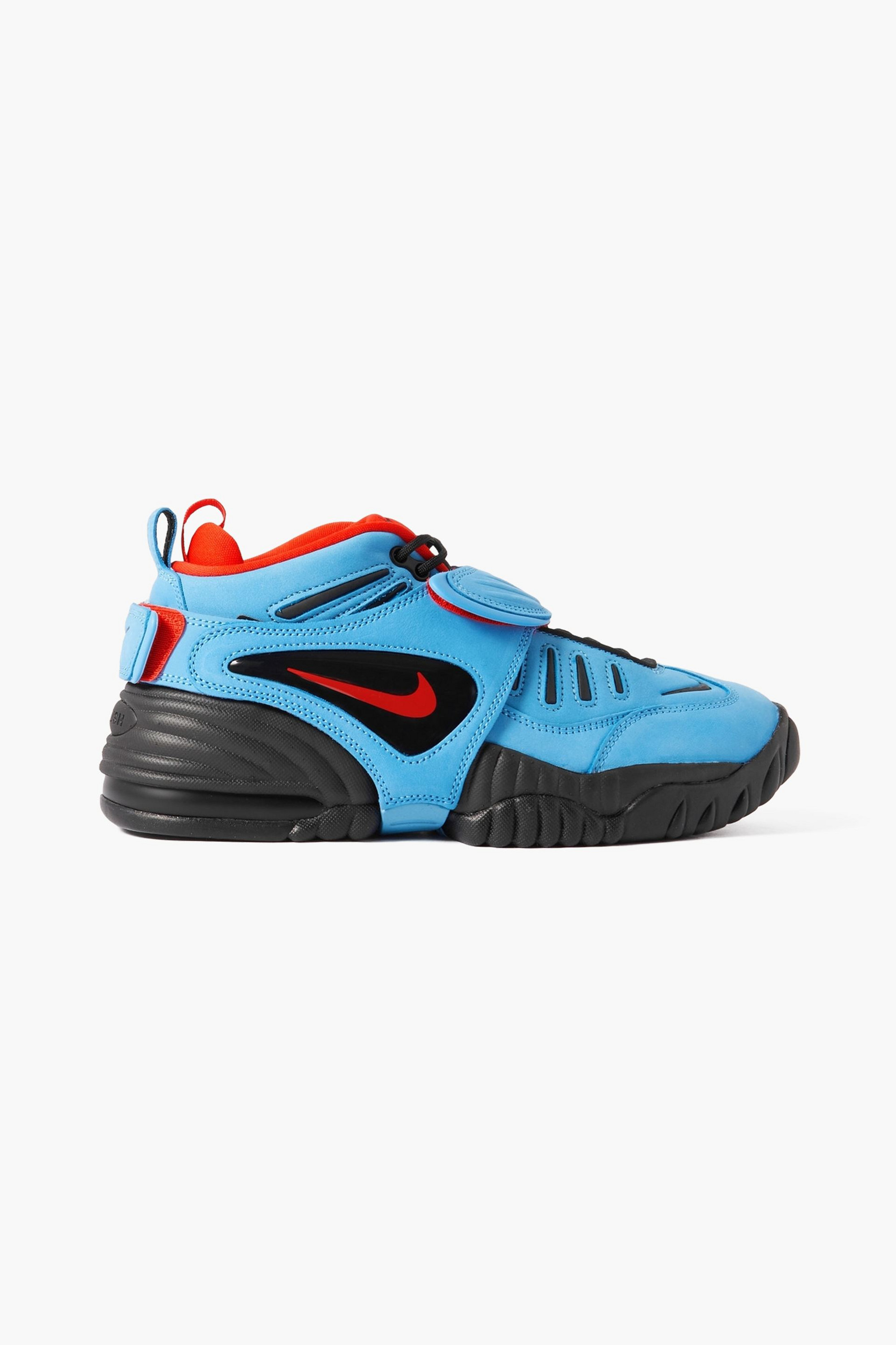 Nike + Ambush Air Adjust Force SP rubber-trimmed suede sneakers