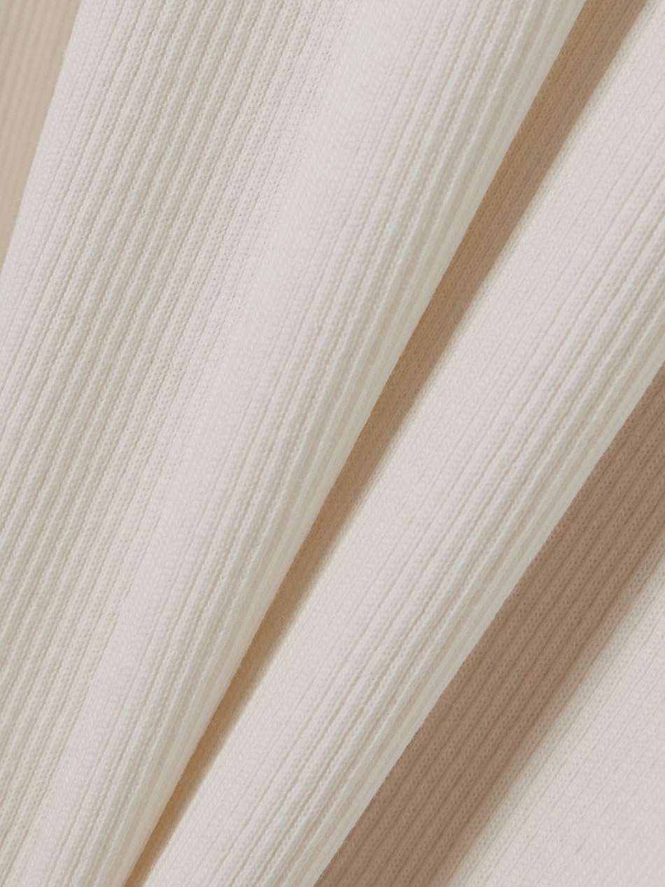ftan ribbed stretch-cotton jersey midi dress
