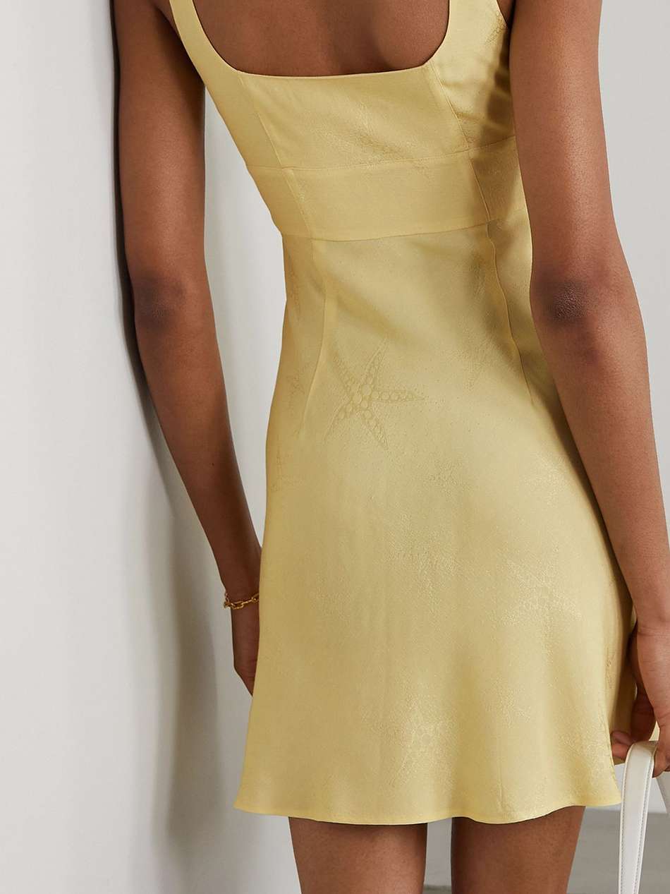 ronan crepe-jacquard mini dress