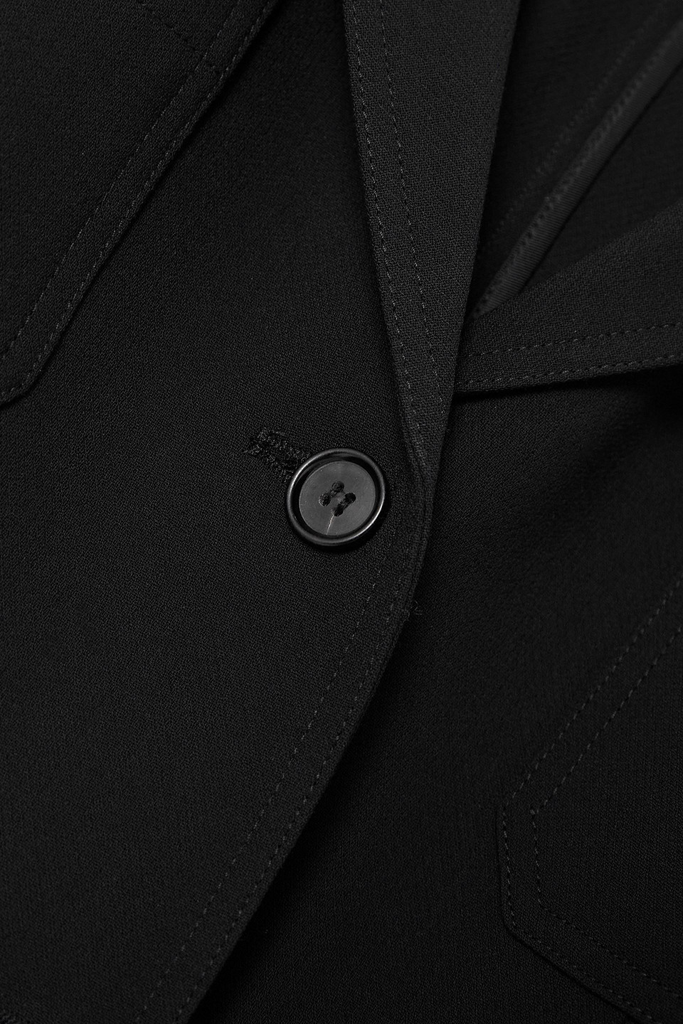 Totême Crepe Blazer In Black
