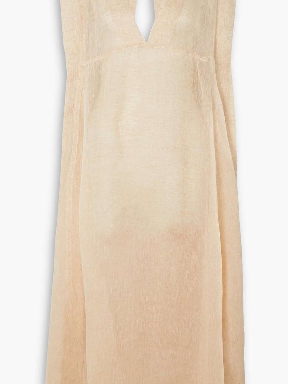 assouan linen-gauze maxi dress