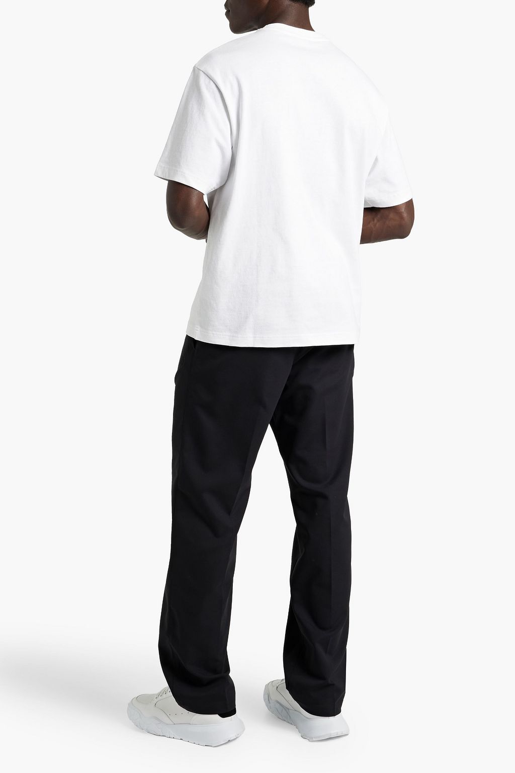 ACNE STUDIOS Metallic printed cotton-jersey T-shirt