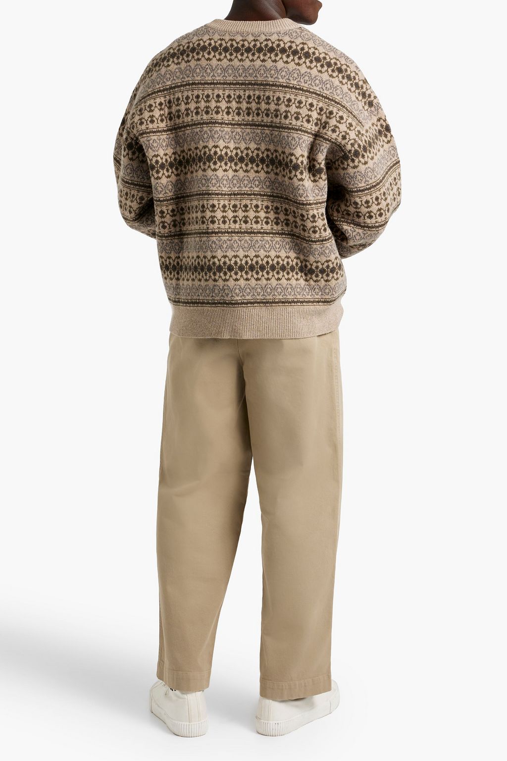 ISABEL MARANT Leysterh jacquard-knit merino wool sweater