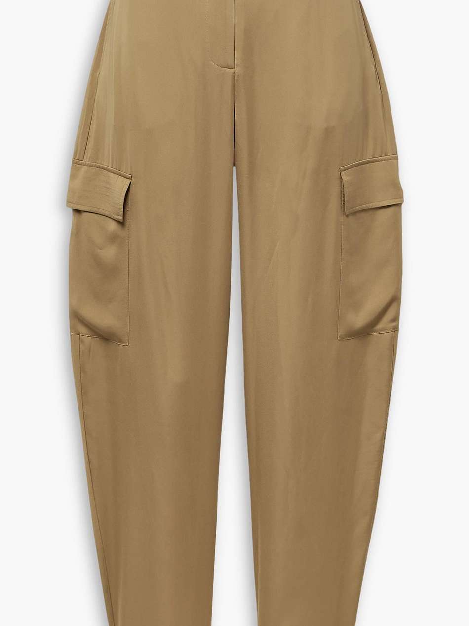 treveris satin-twill cargo pants