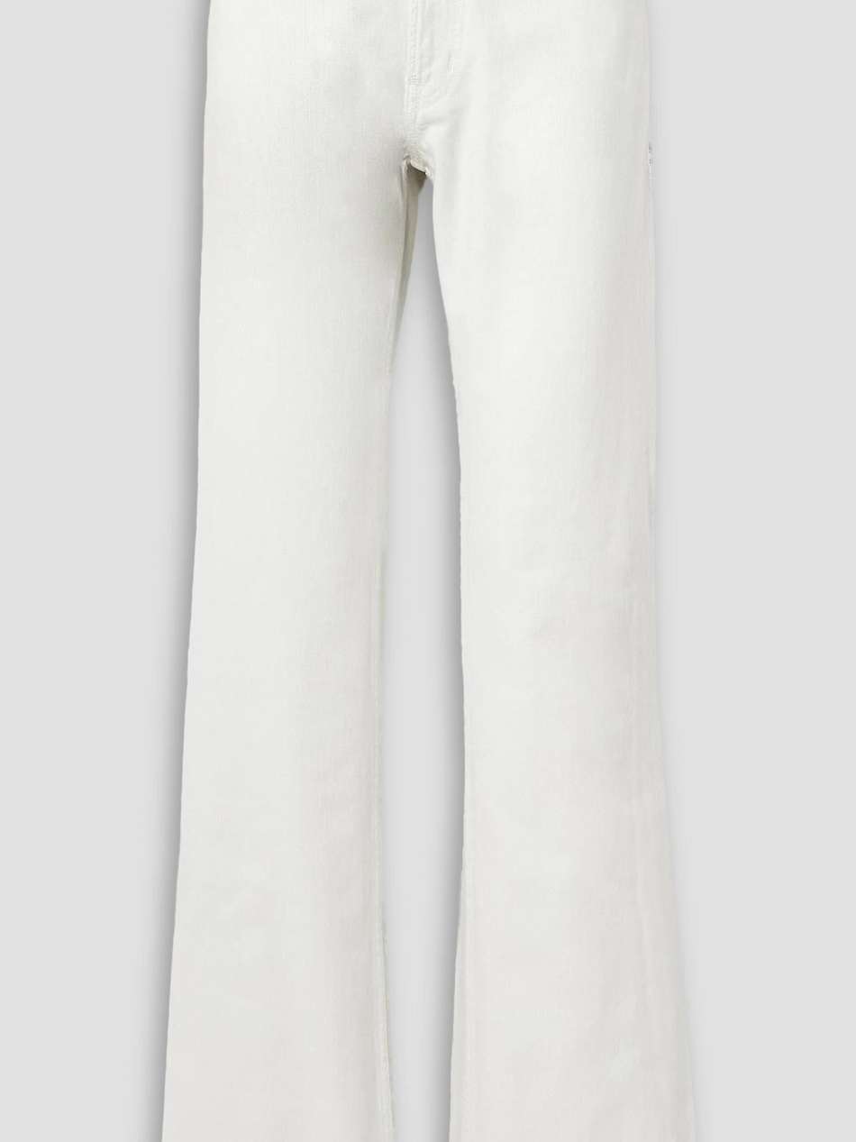zip-embellished high-rise straight-leg jeans