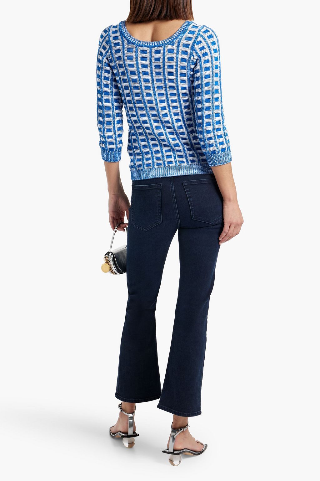 FRAME Le Crop Mini Boot cropped high-rise bootcut jeans