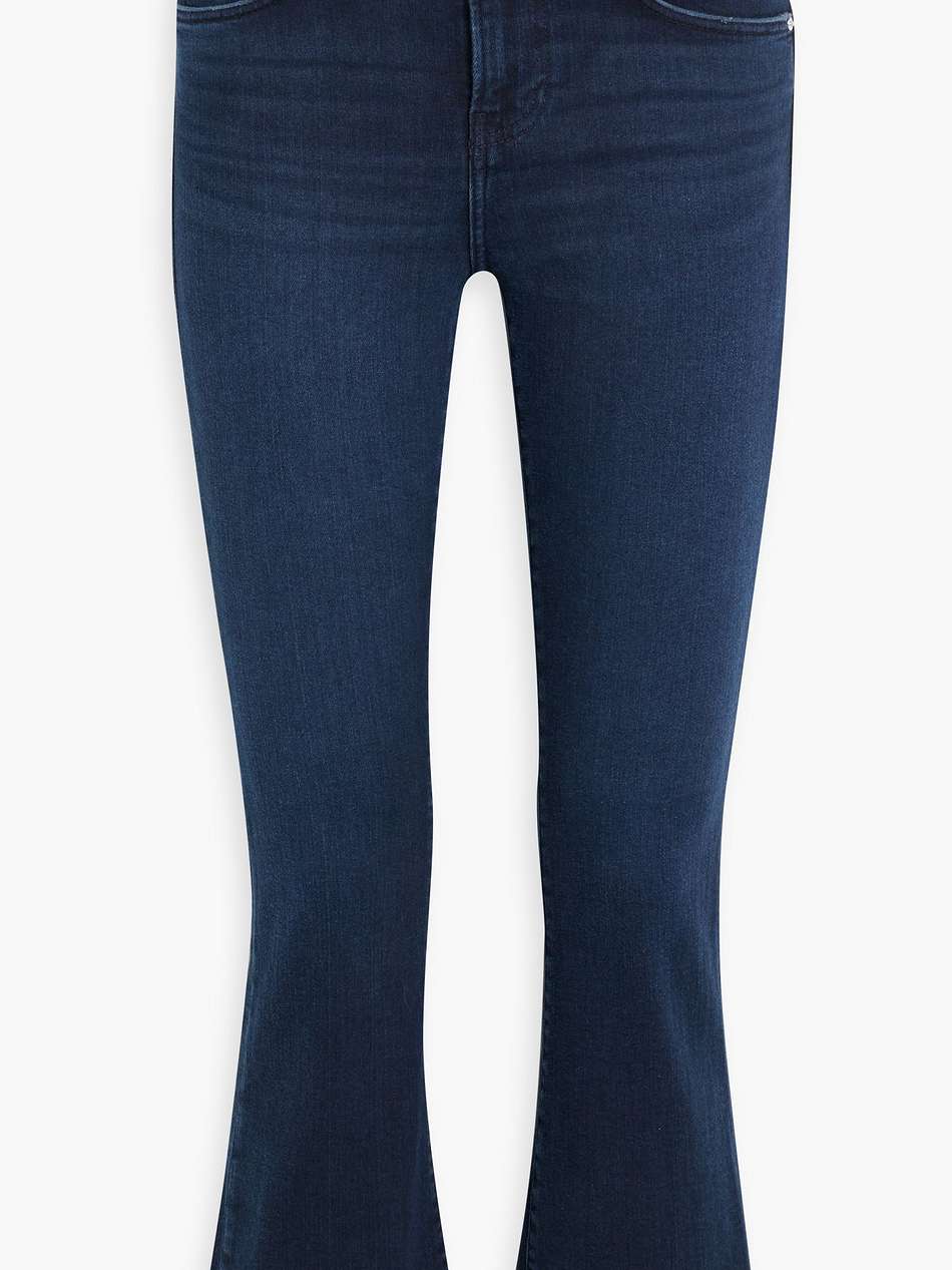 le crop mini boot cropped high-rise bootcut jeans