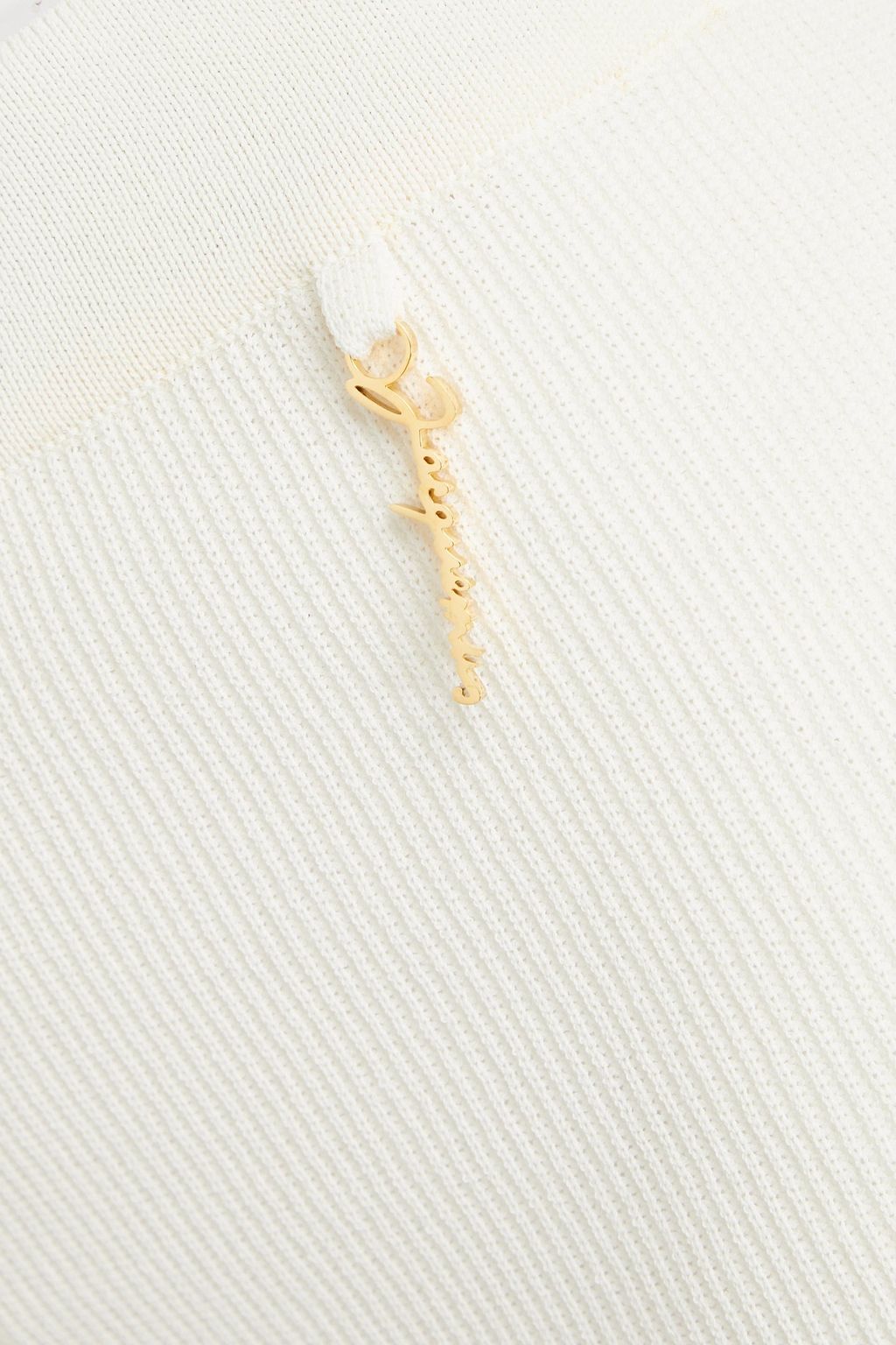 JACQUEMUS شورت "برالو" من نسيج محبوك بتصميم مضلع